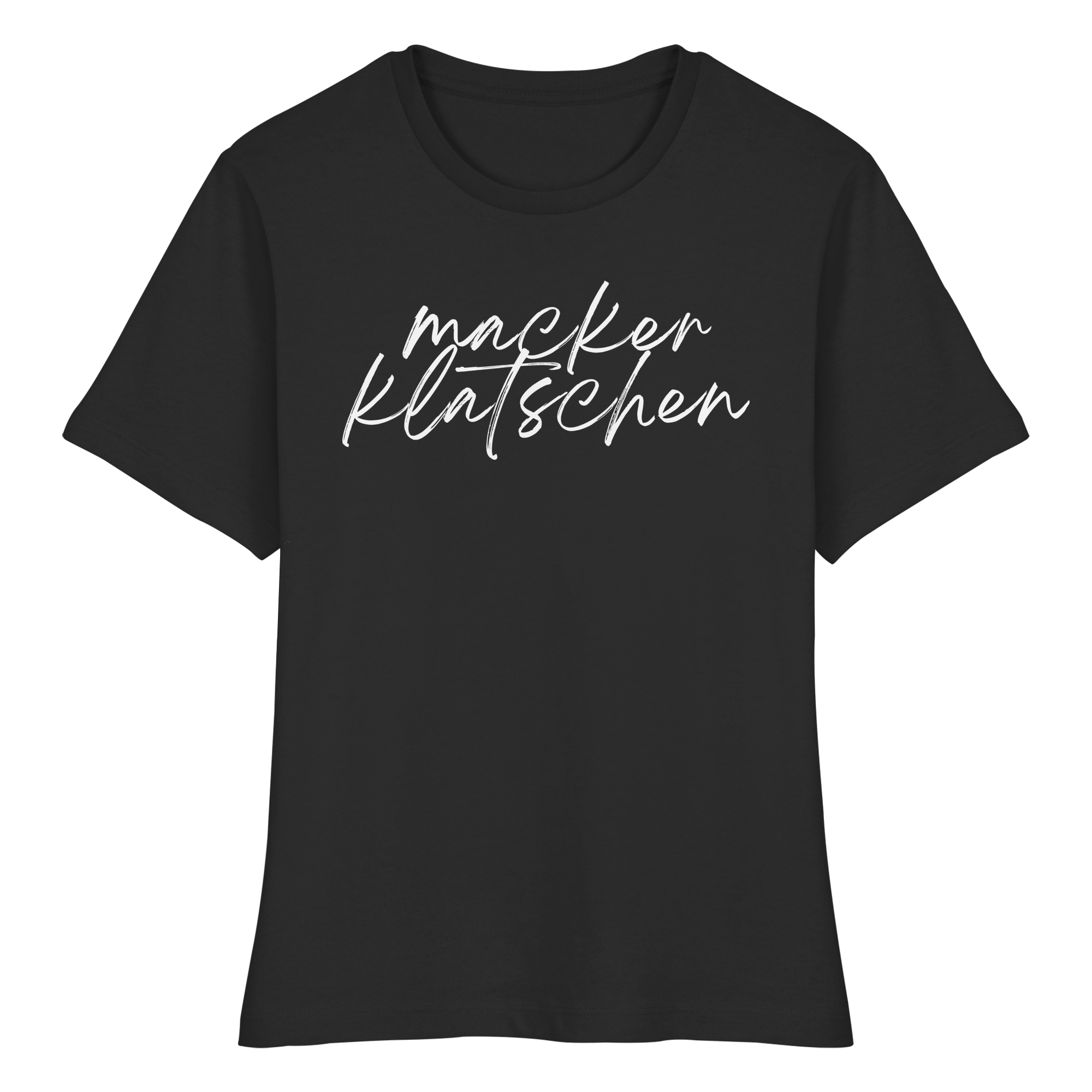 Macker klatschen - Fitted Ladies Organic Shirt