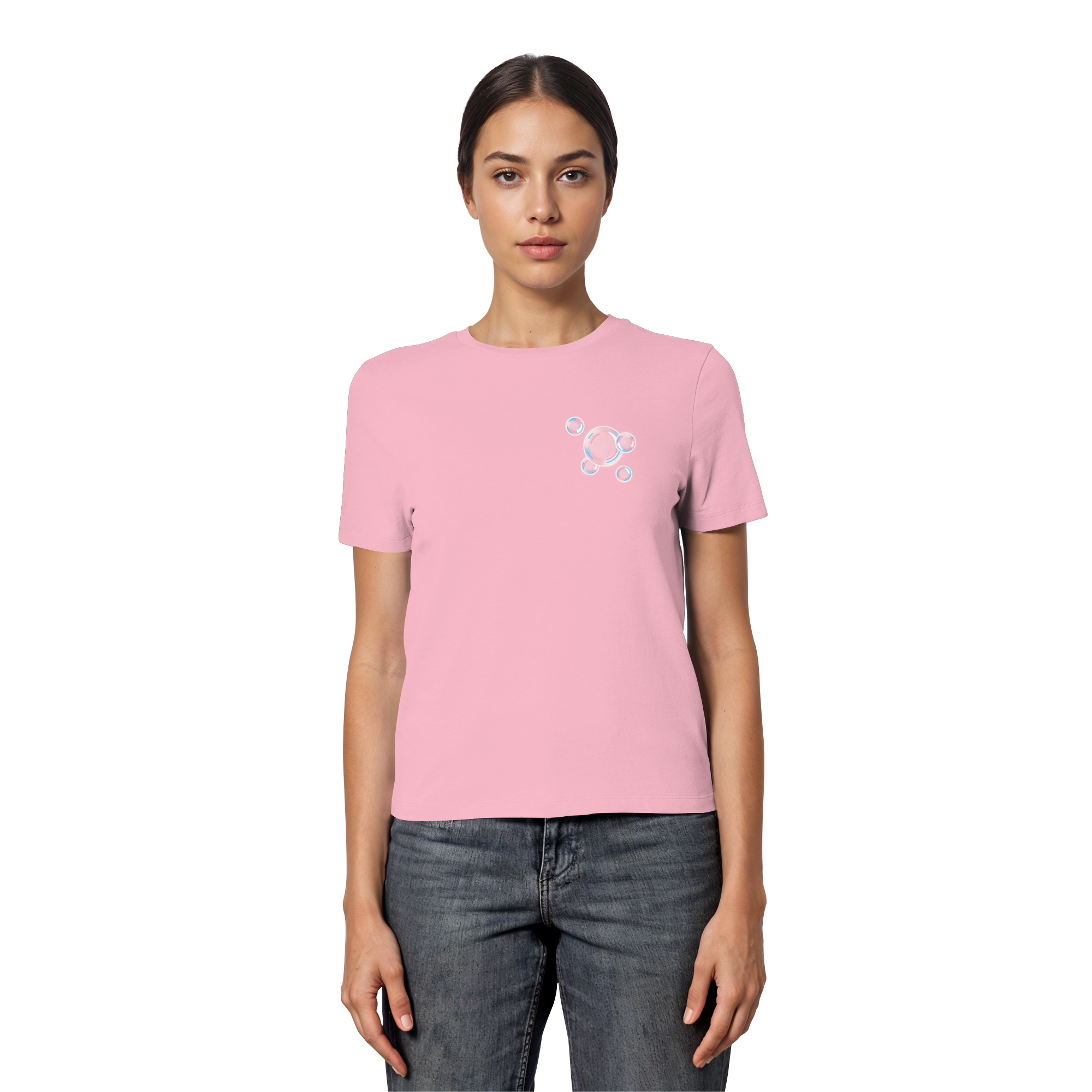 Trans Seifenblasen - Fitted Ladies Organic Shirt