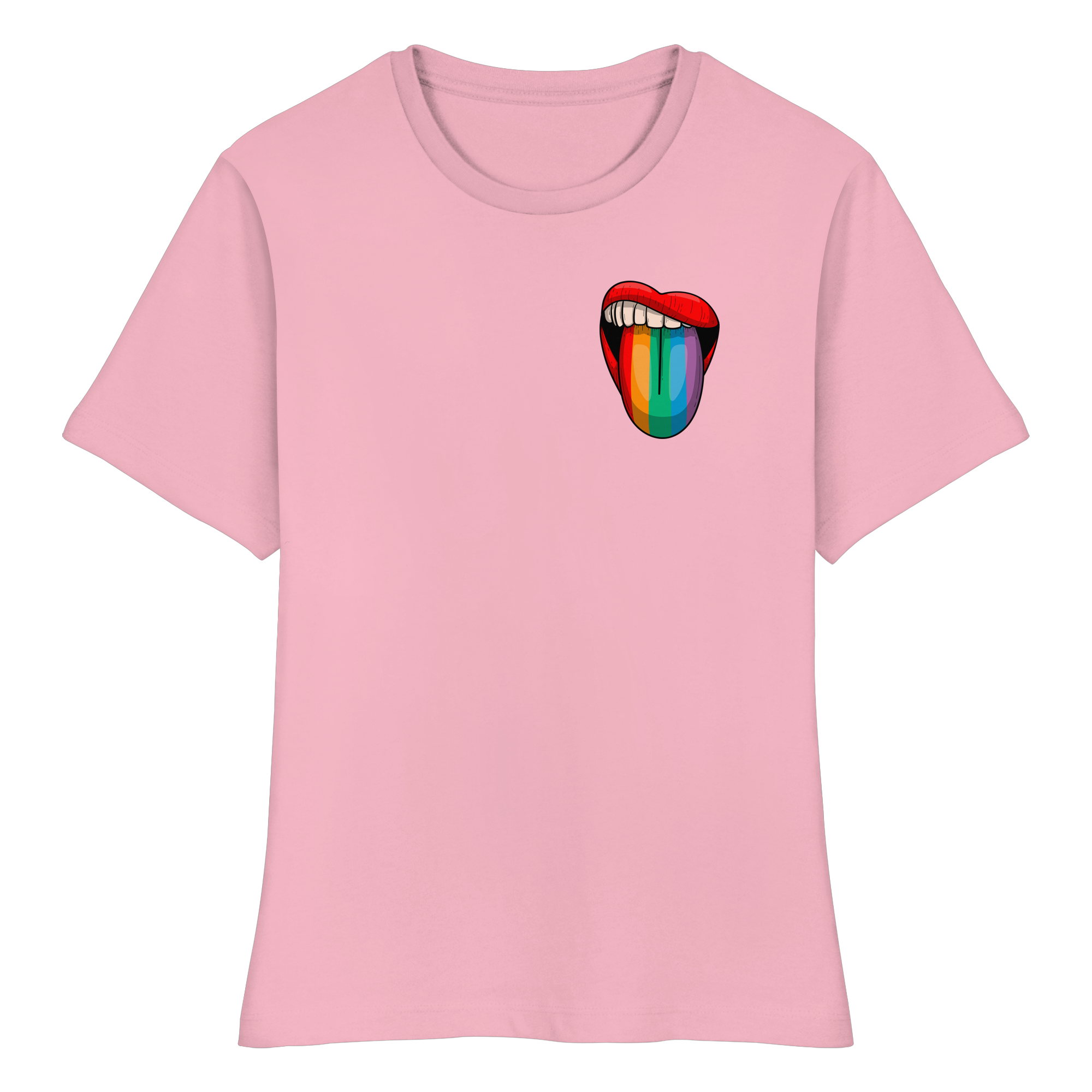 Speak Up or Shut Up Backprint - Fitted Ladies Organic Shirt