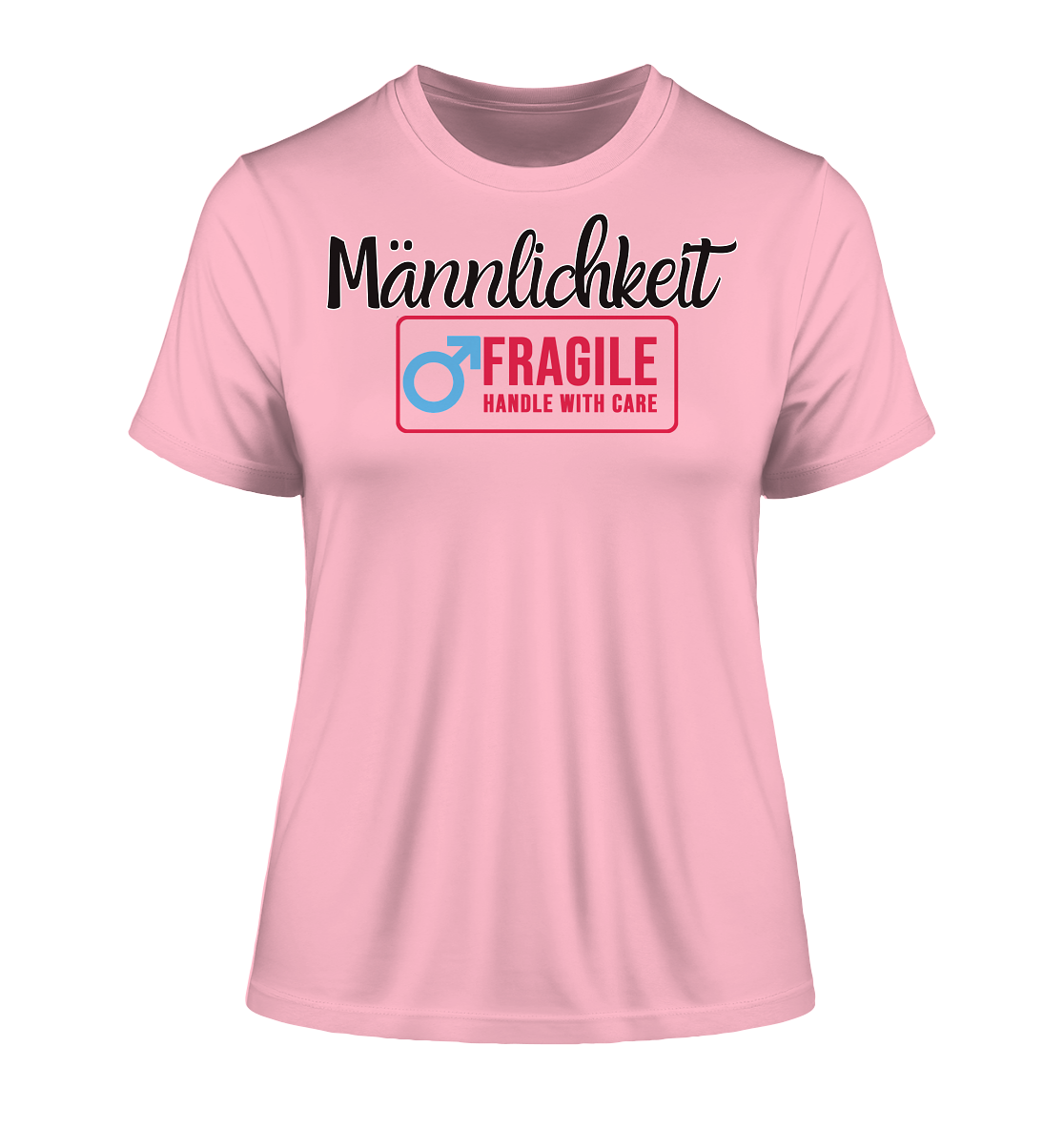 Männlichkeit: Handle with Care "Frauen" Stanley/Stella Fitted T-Shirt