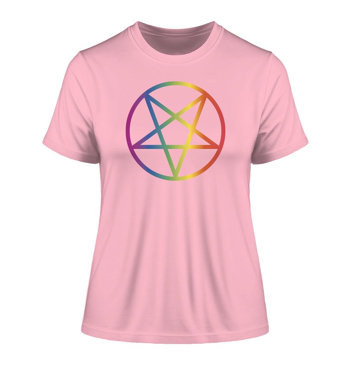 Regenbogen Pentagramm "Frauen" Stanley/Stella Fitted T-Shirt