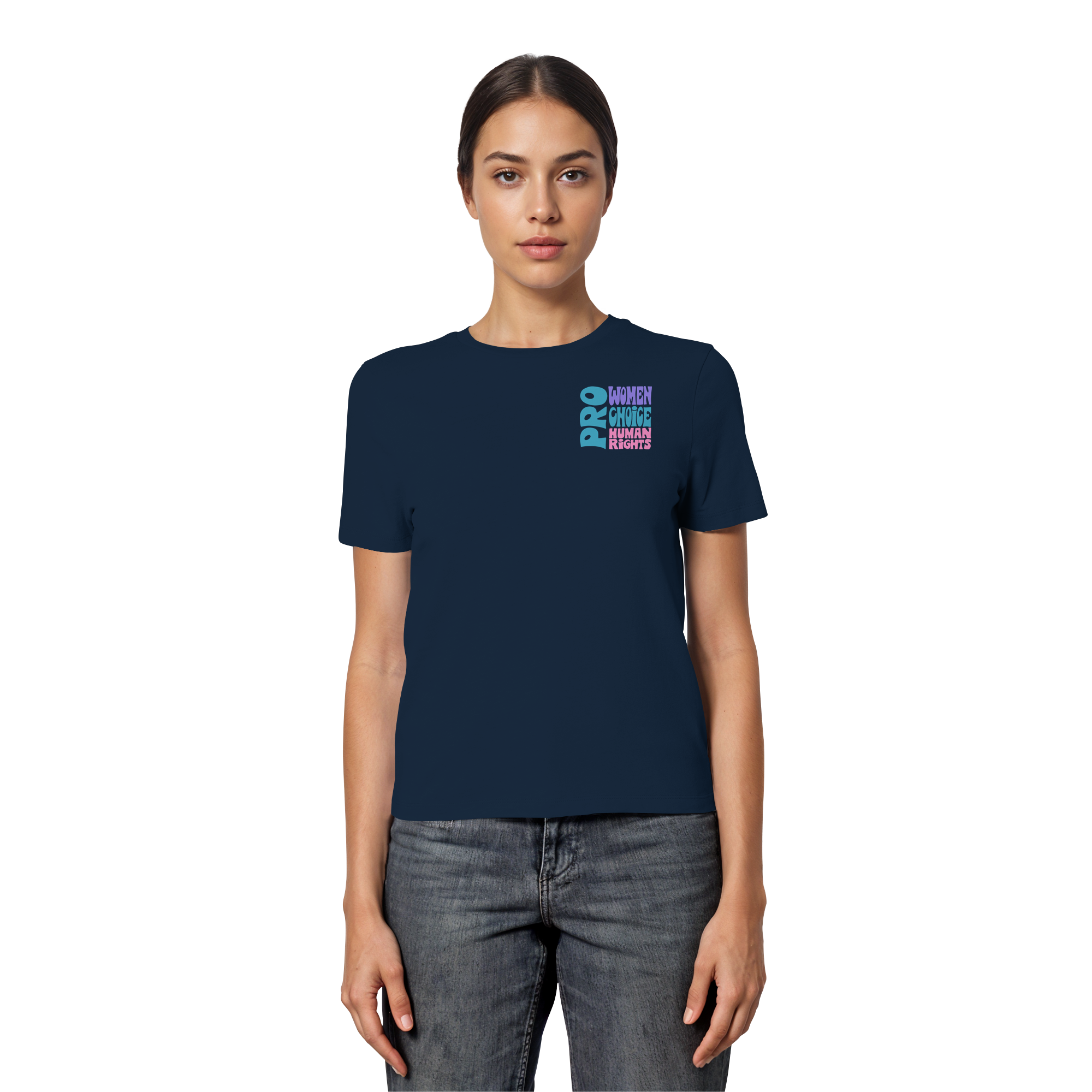 Pro Women Choice Human Rights "Soft Pop Edition" - Fitted Ladies Organic Shirt