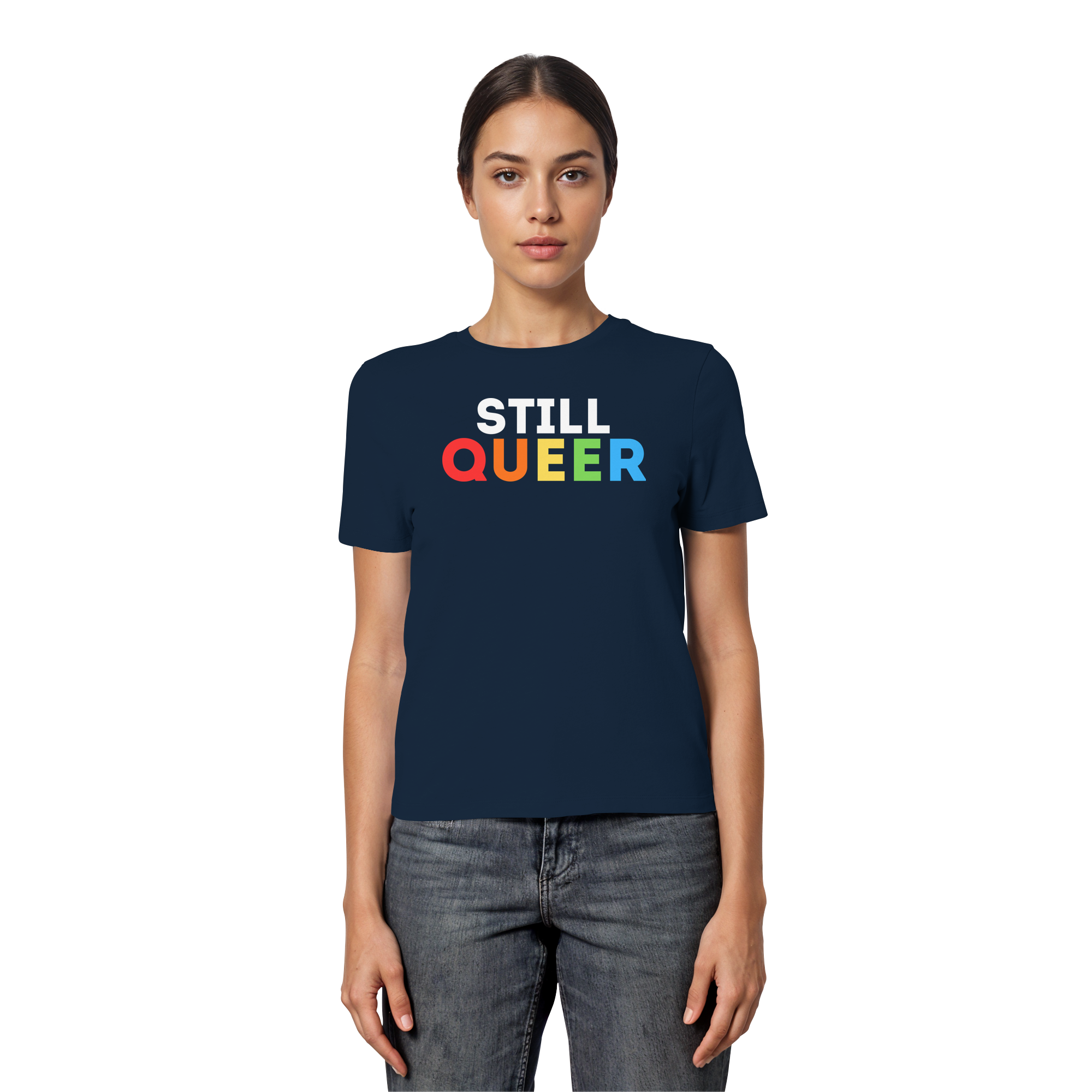 Still Queer - Fitted Ladies Organic Shirt