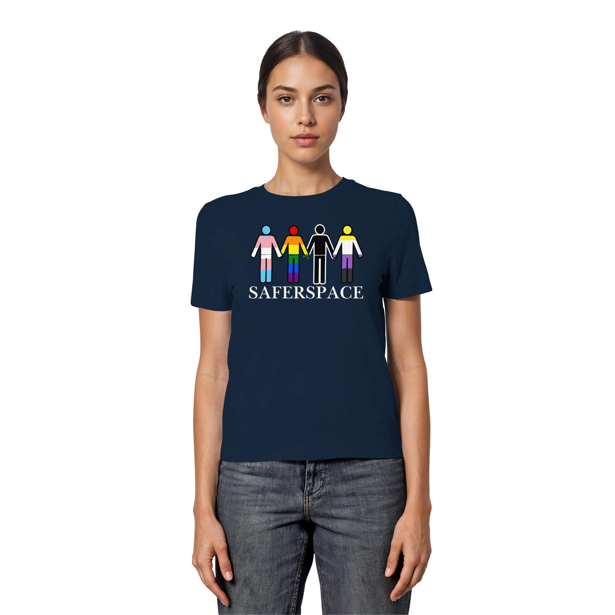 SAFERSPACE - Fitted Ladies Organic Shirt