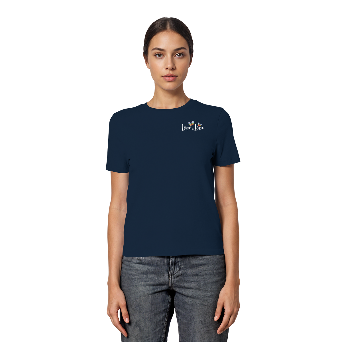 Love is Love "Butterfly Edition" - Fitted Ladies Organic Shirt