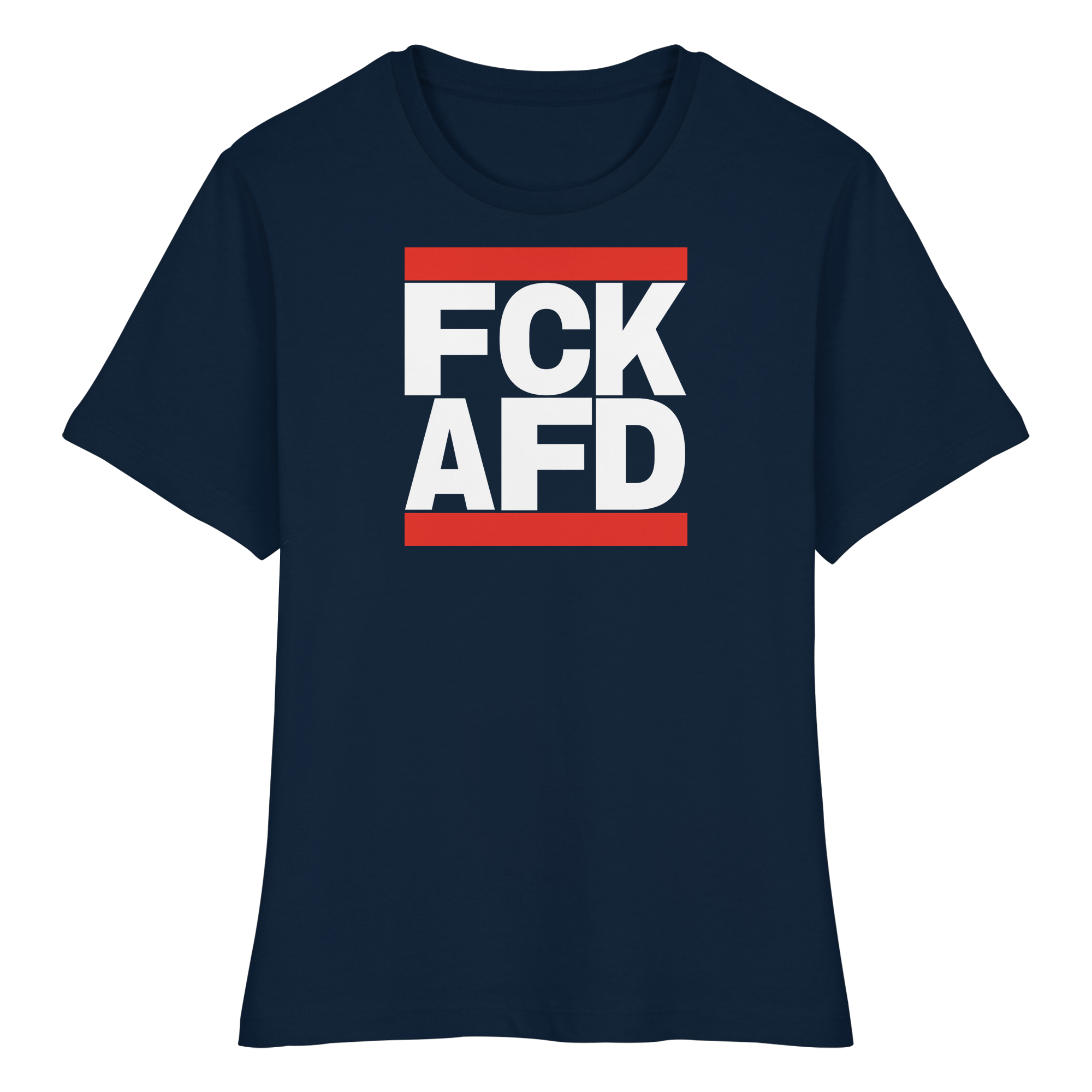 FCK AFD (weiße Schrift) - Ladies Organic Shirt