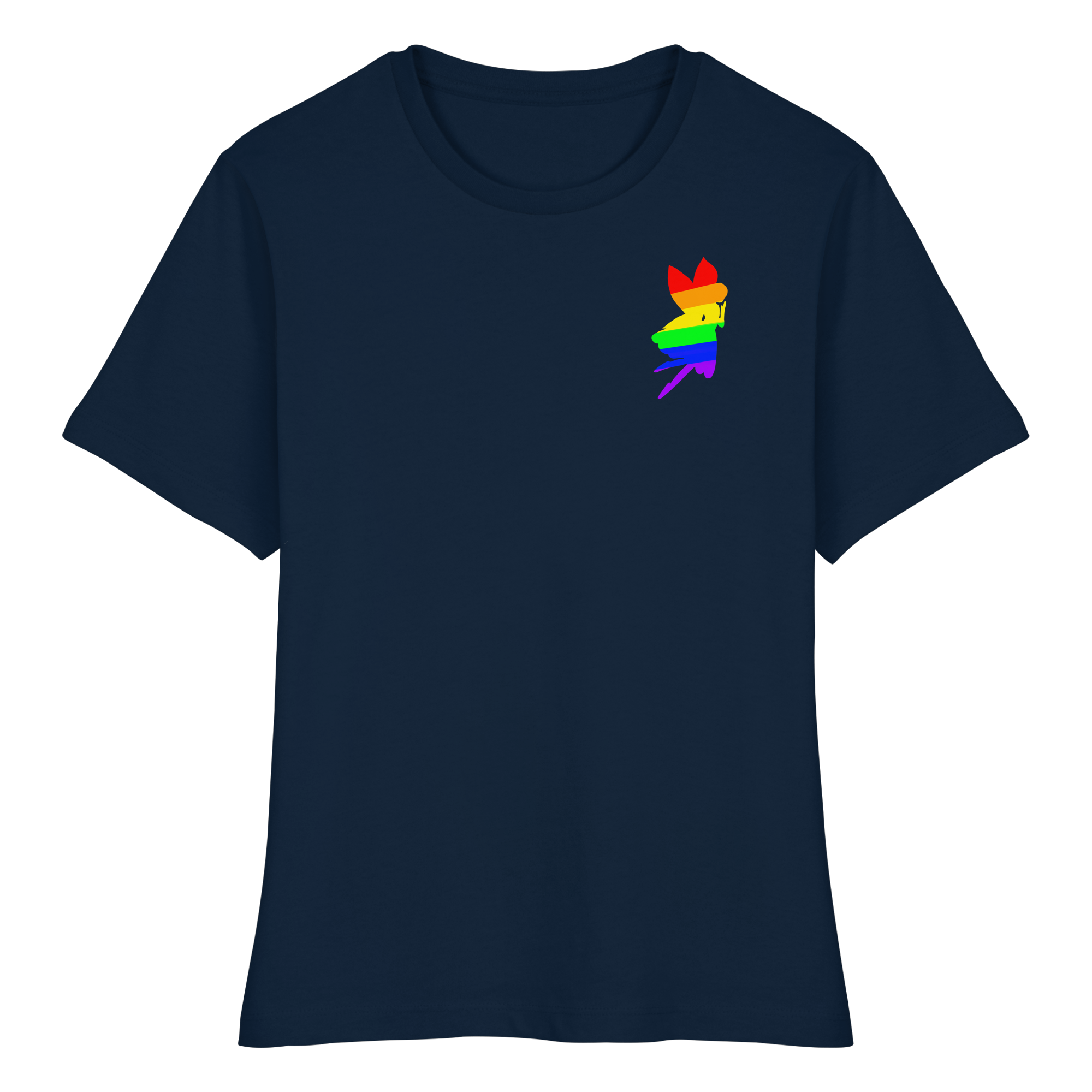 Regenbogen Fee - Fitted Ladies Organic Shirt