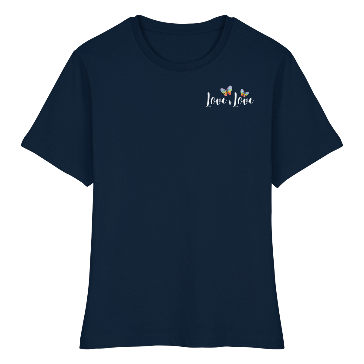 Love is Love "Butterfly Edition" - Fitted Ladies Organic Shirt