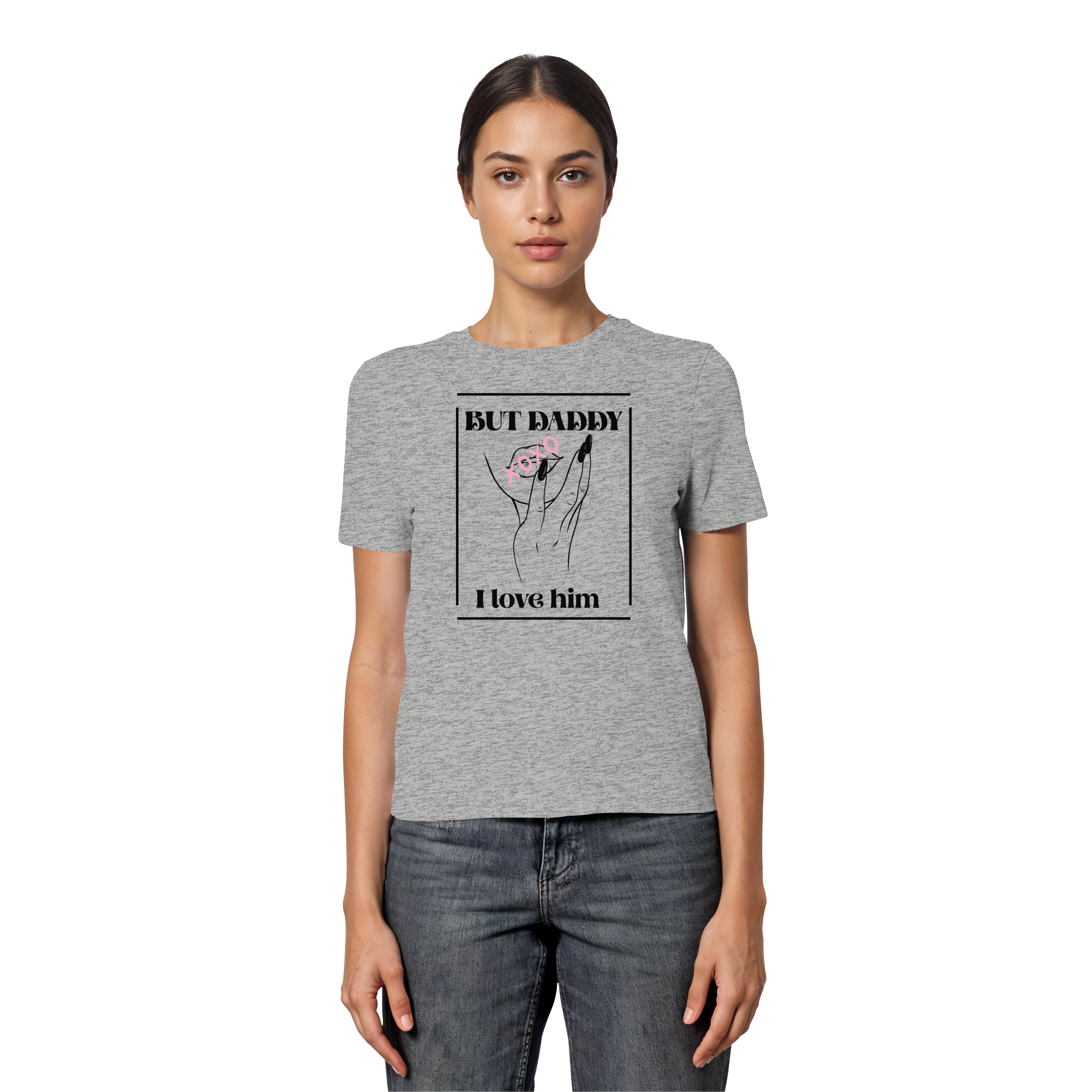 But Daddy I Love Him (hell) - Fitted Ladies Organic Shirt