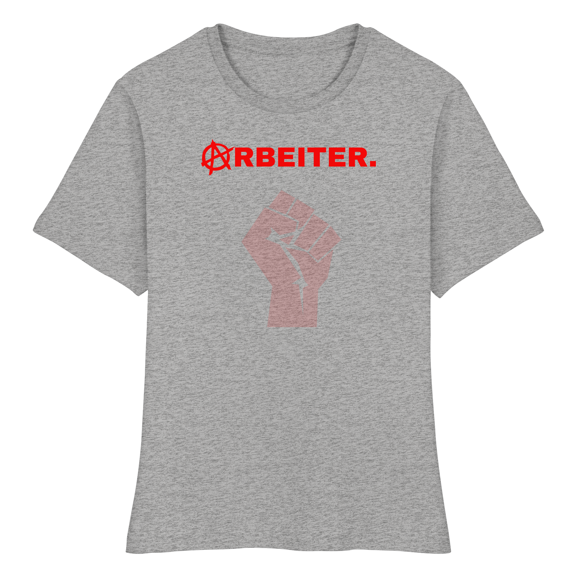 ARBEITER. "Solidarisch und Frei Edition" - Fitted Ladies Organic Shirt