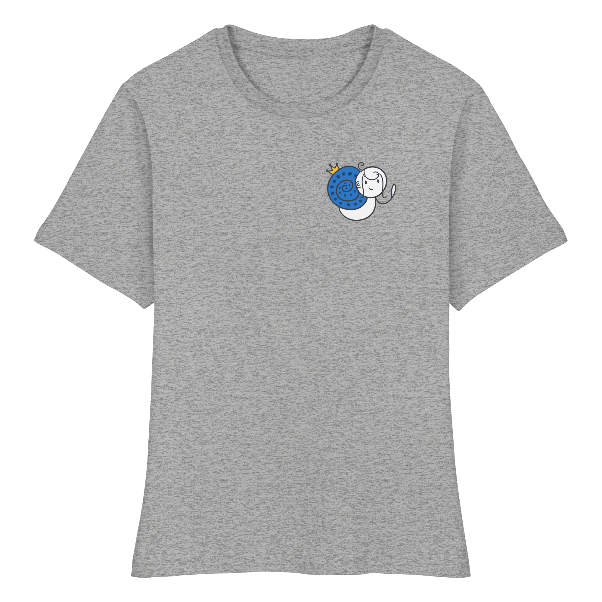 Meine Heilung braucht Zeit "Schwarze Edition" Backprint - Fitted Ladies Organic Shirt