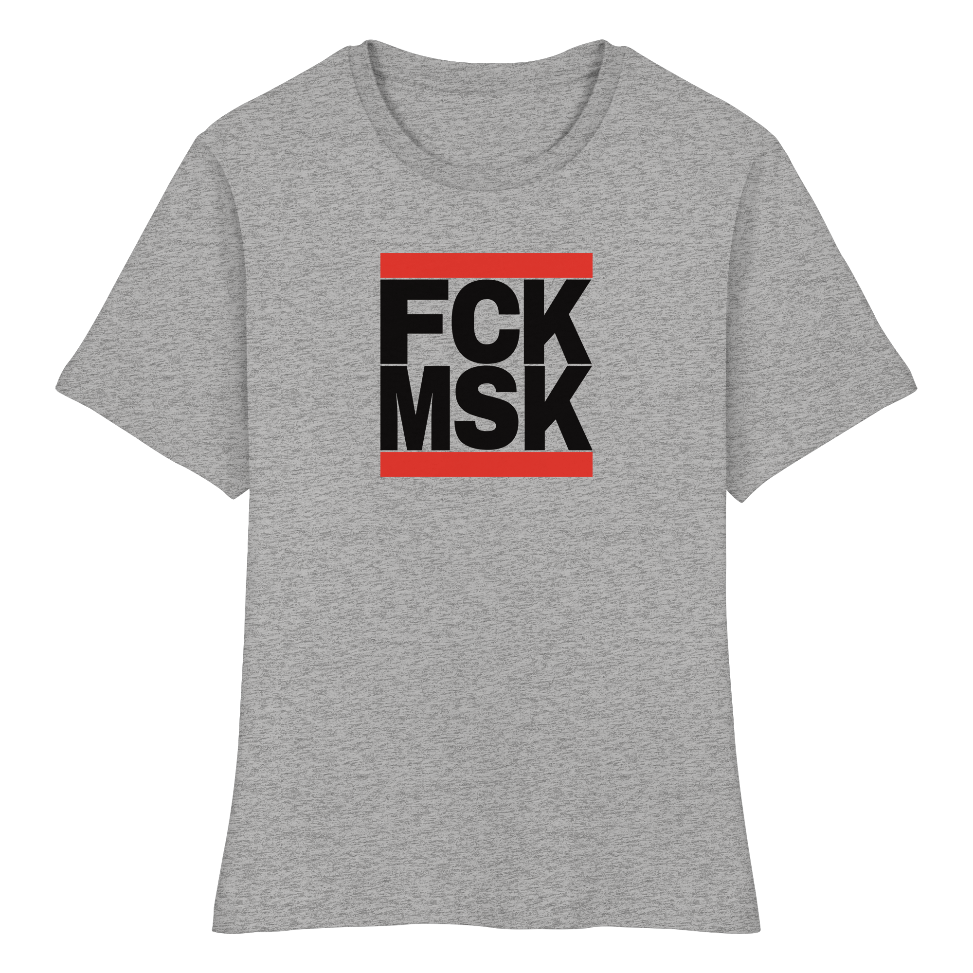FCK MSK (schwarze Schrift) - Fitted Ladies Organic Shirt