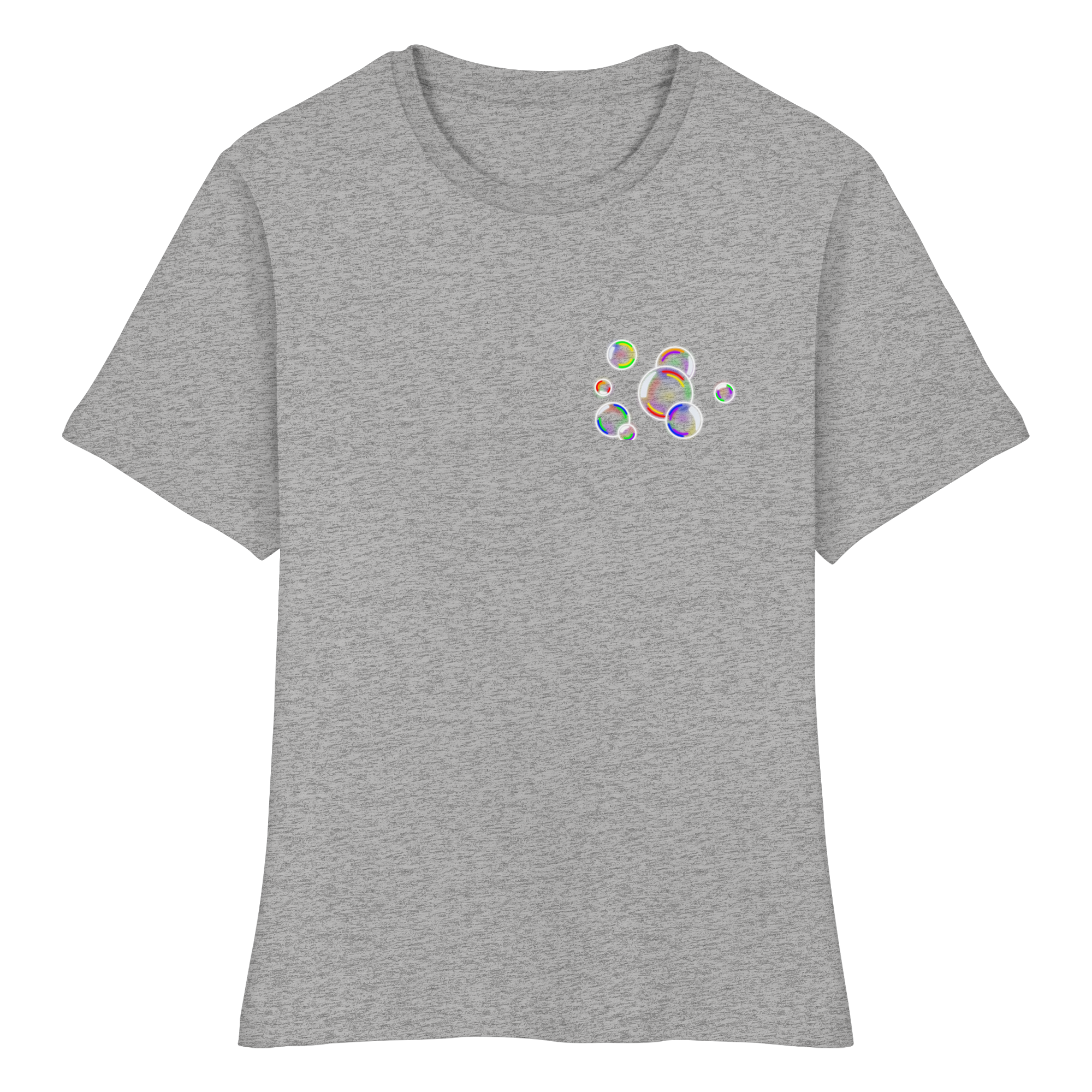 Regenbogen Seifenblasen - Fitted Ladies Organic Shirt