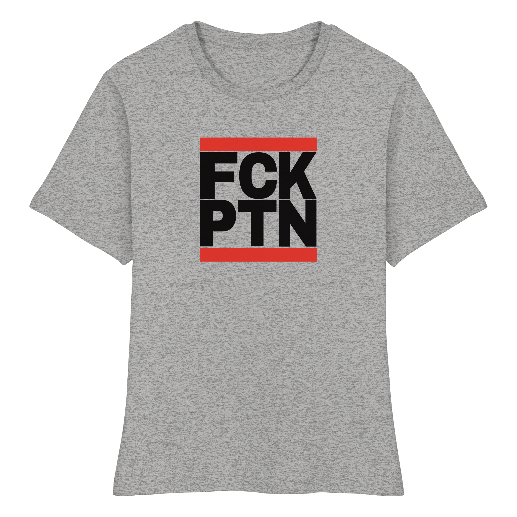 FCK PTN (schwarze Schrift) - Fitted Ladies Organic Shirt