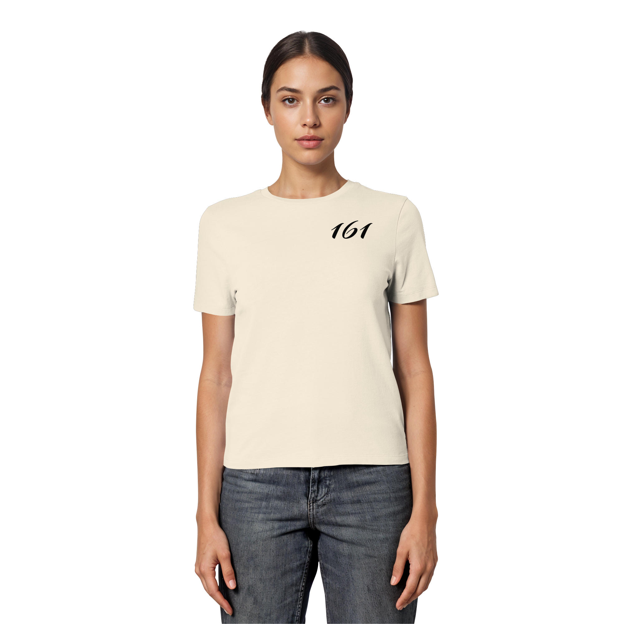 the world is a better place with anti fascism - Fitted Ladies Organic Shirt