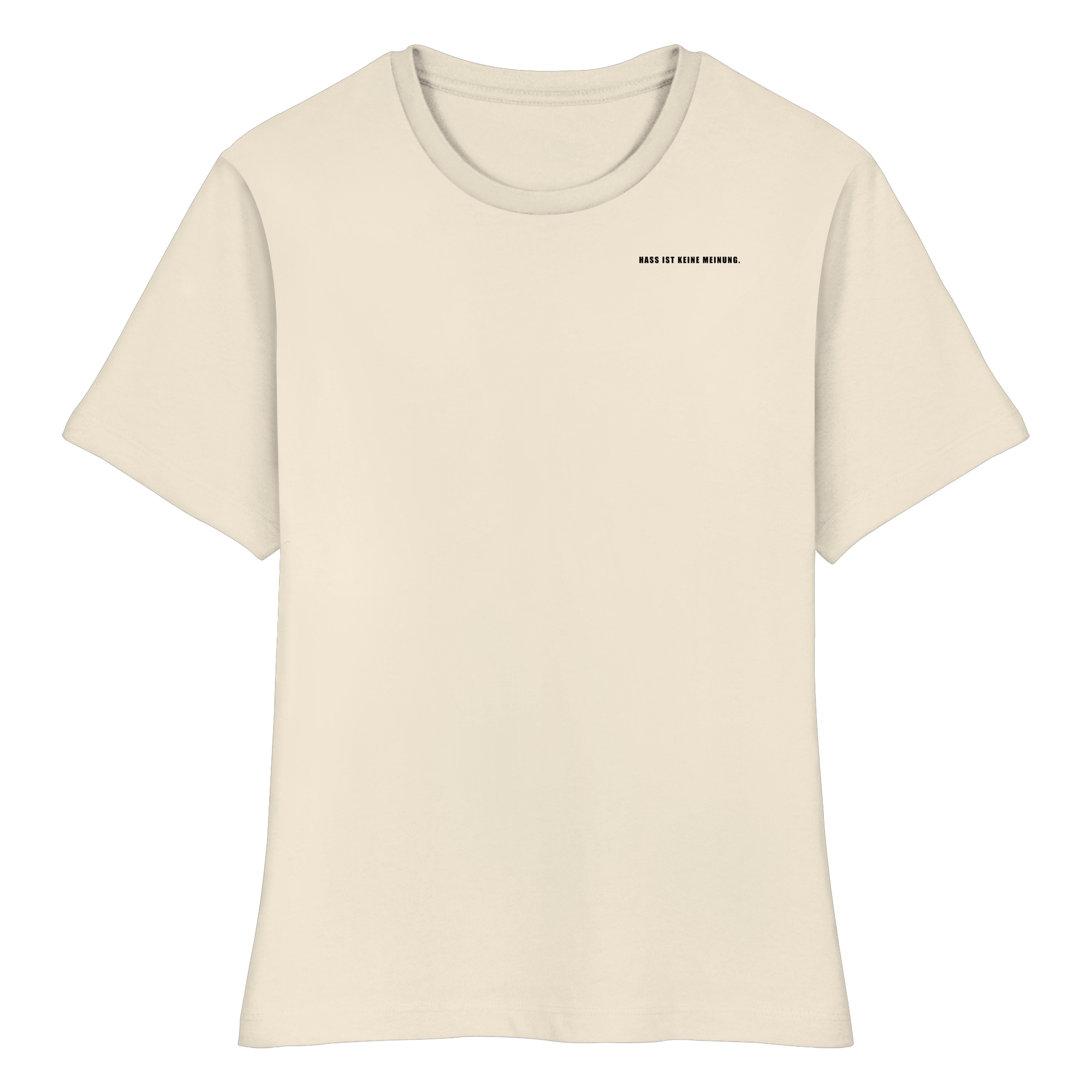 Es gibt 2 Arten von AfD Wählenden Backprint (hell) - Fitted Ladies Organic Shirt