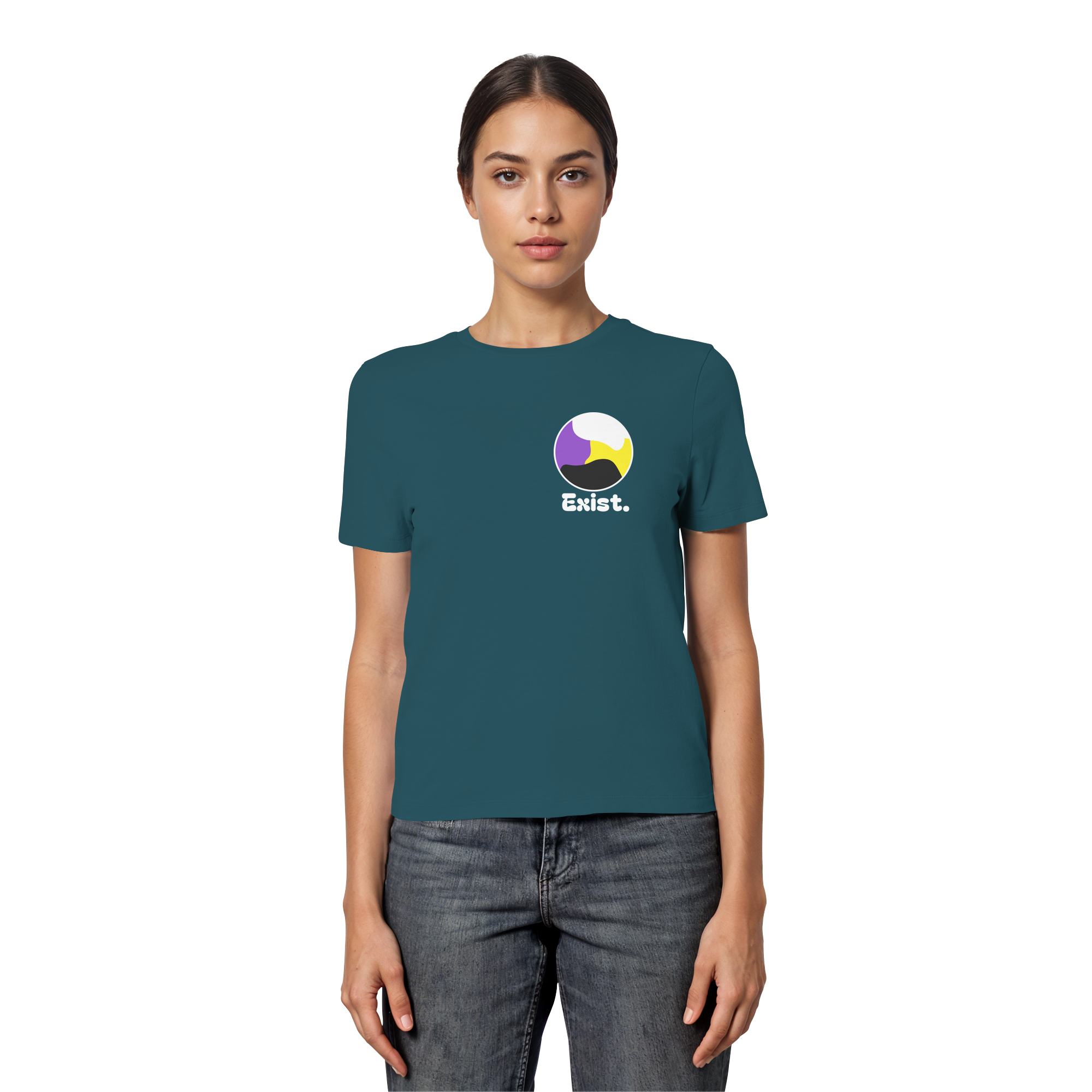 Exist "Nonbinary Edition" - Fitted Ladies Organic Shirt