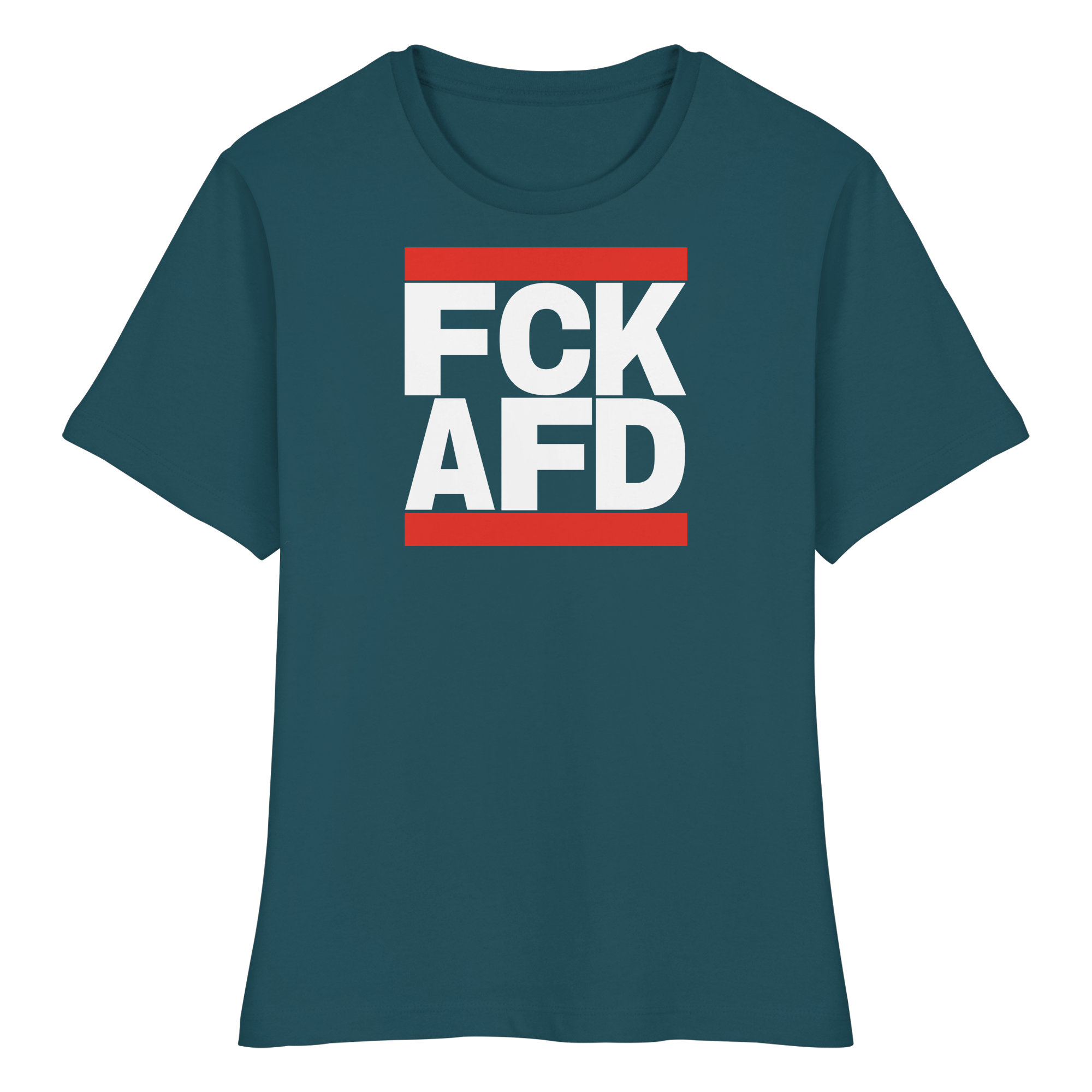 FCK AFD (weiße Schrift) - Ladies Organic Shirt