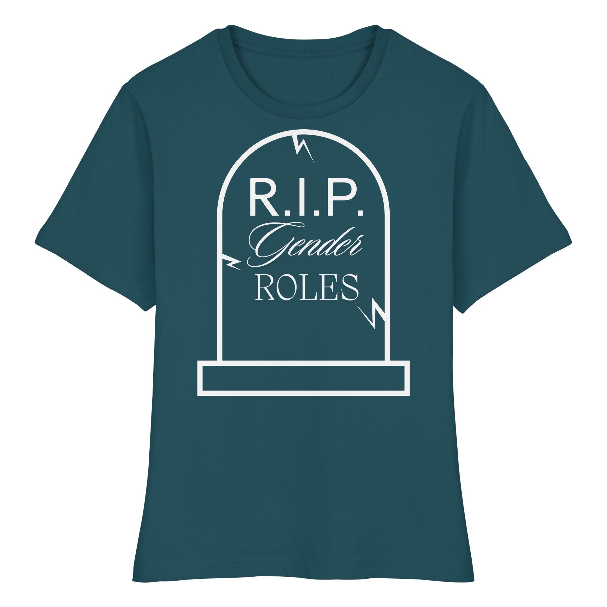 RIP Gender Roles - Fitted Ladies Organic Shirt