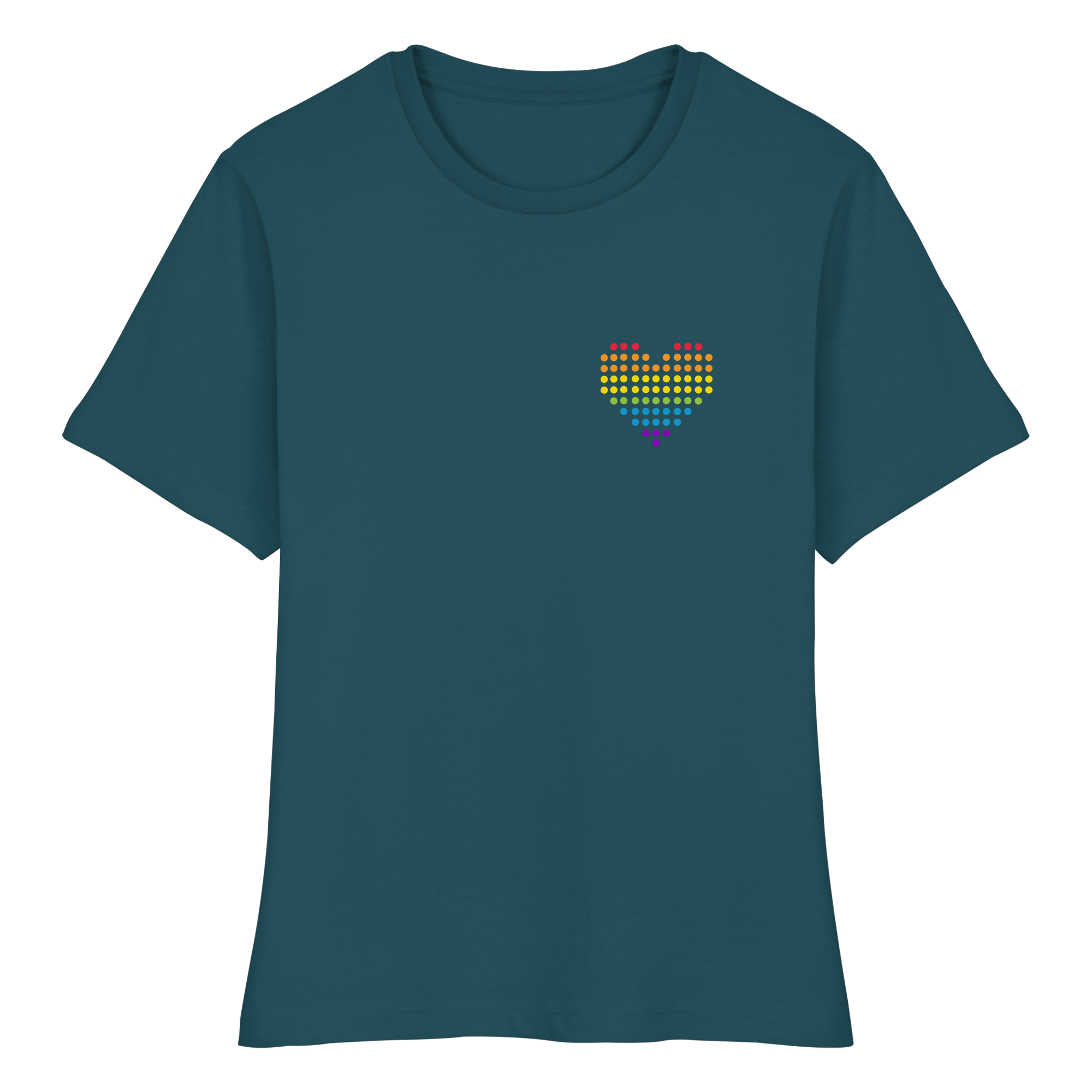 Punktherz - Fitted Ladies Organic Shirt