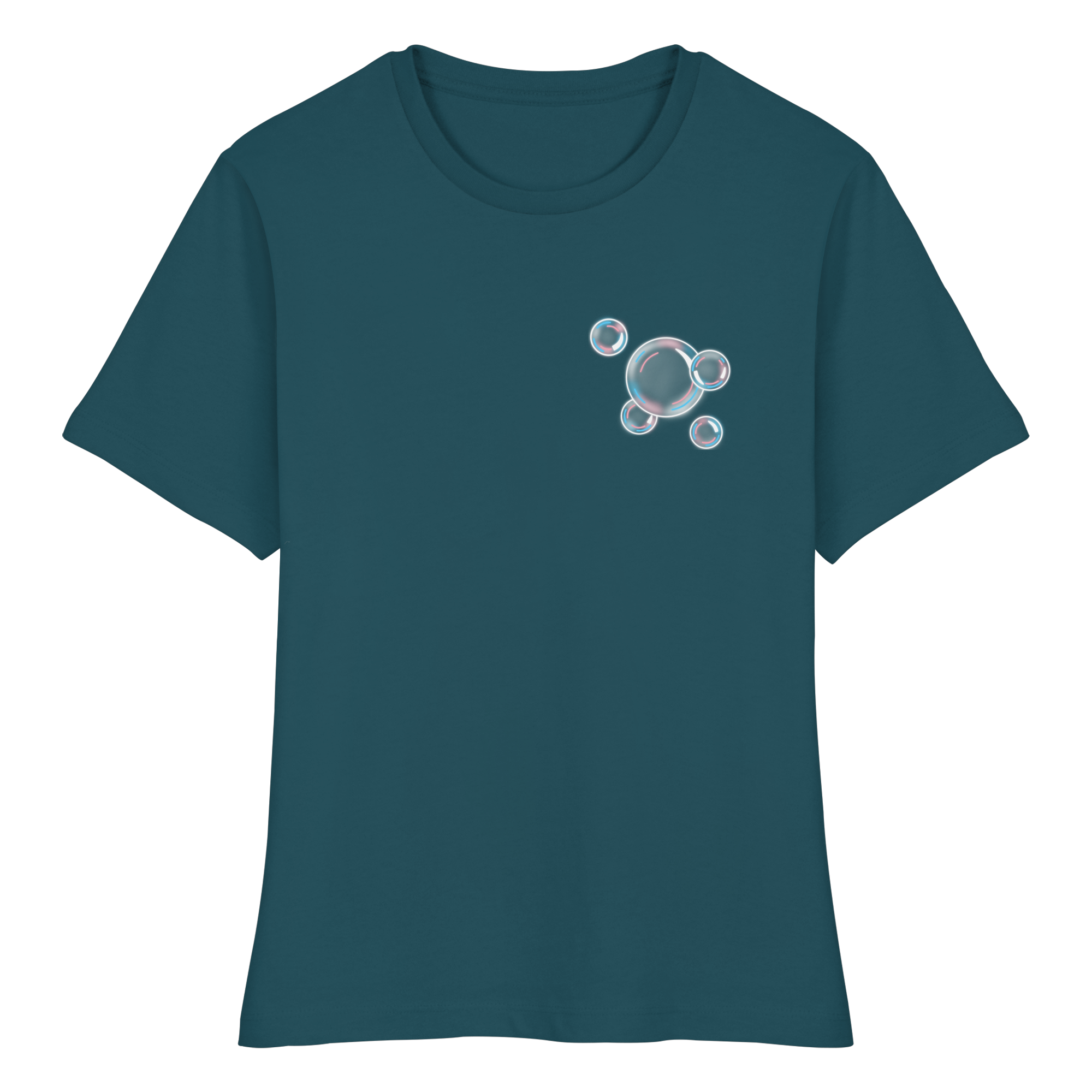Trans Seifenblasen - Fitted Ladies Organic Shirt