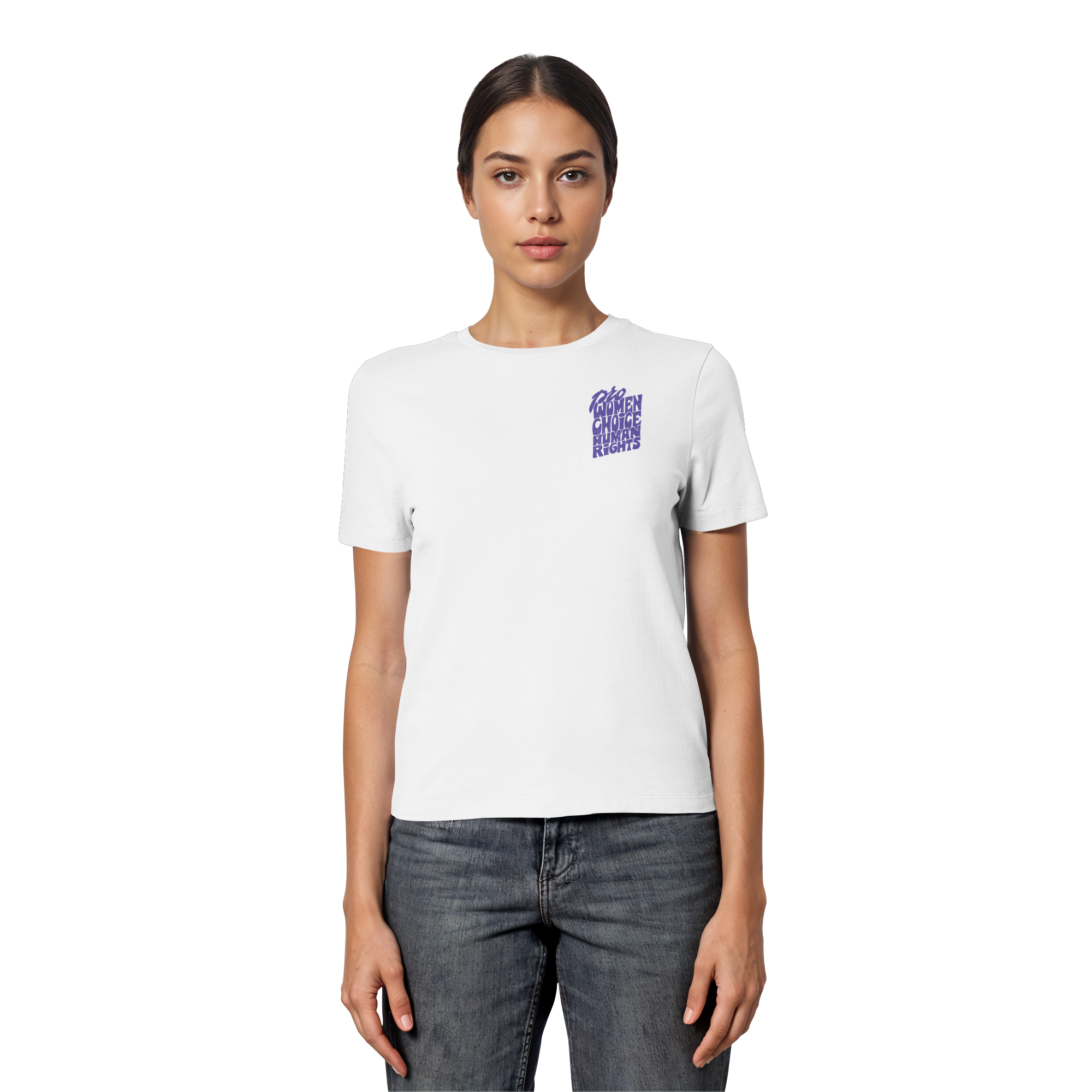 Pro Women Choice Human Rights "Lila Edition" - Fitted Ladies Organic Shirt
