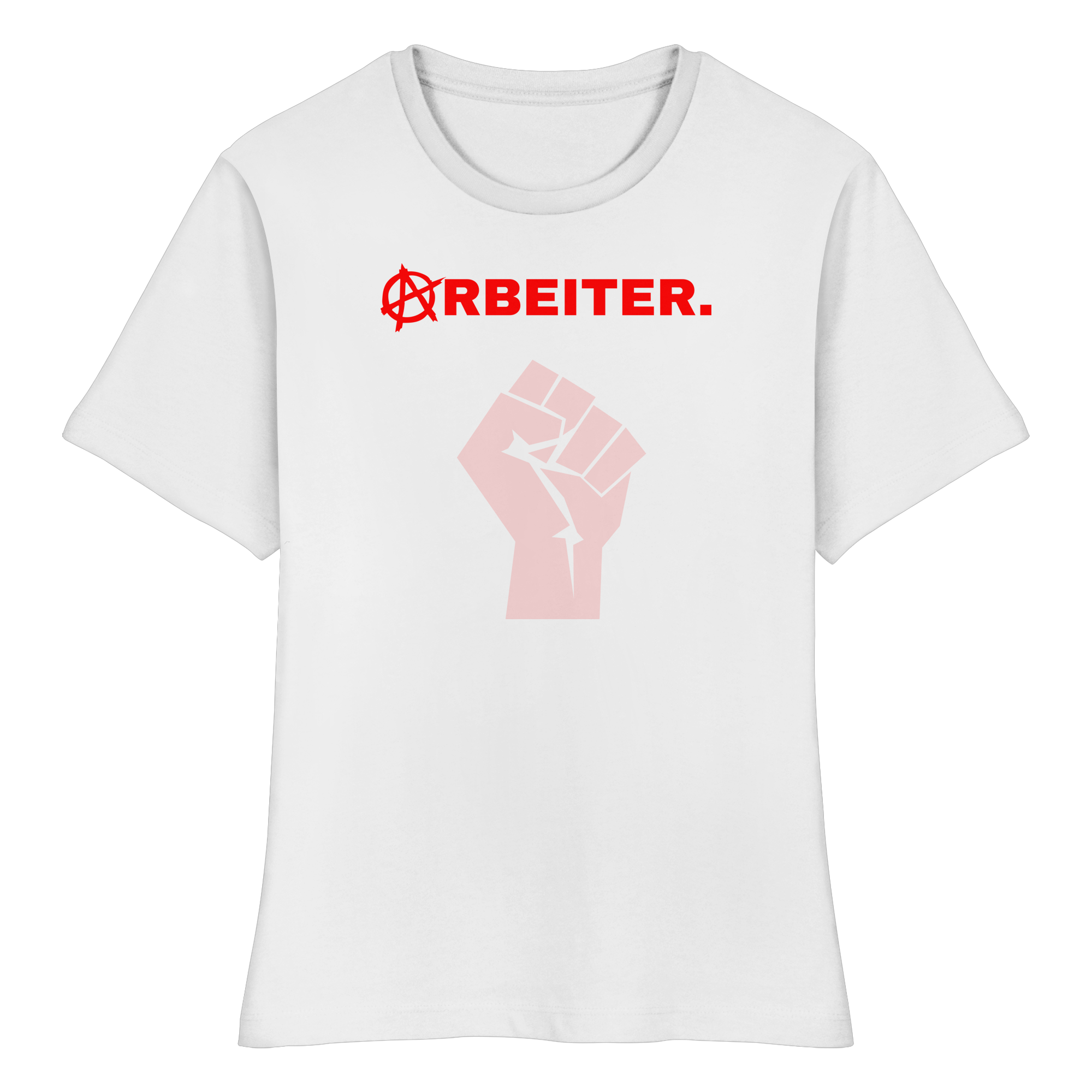 ARBEITER. "Solidarisch und Frei Edition" - Fitted Ladies Organic Shirt