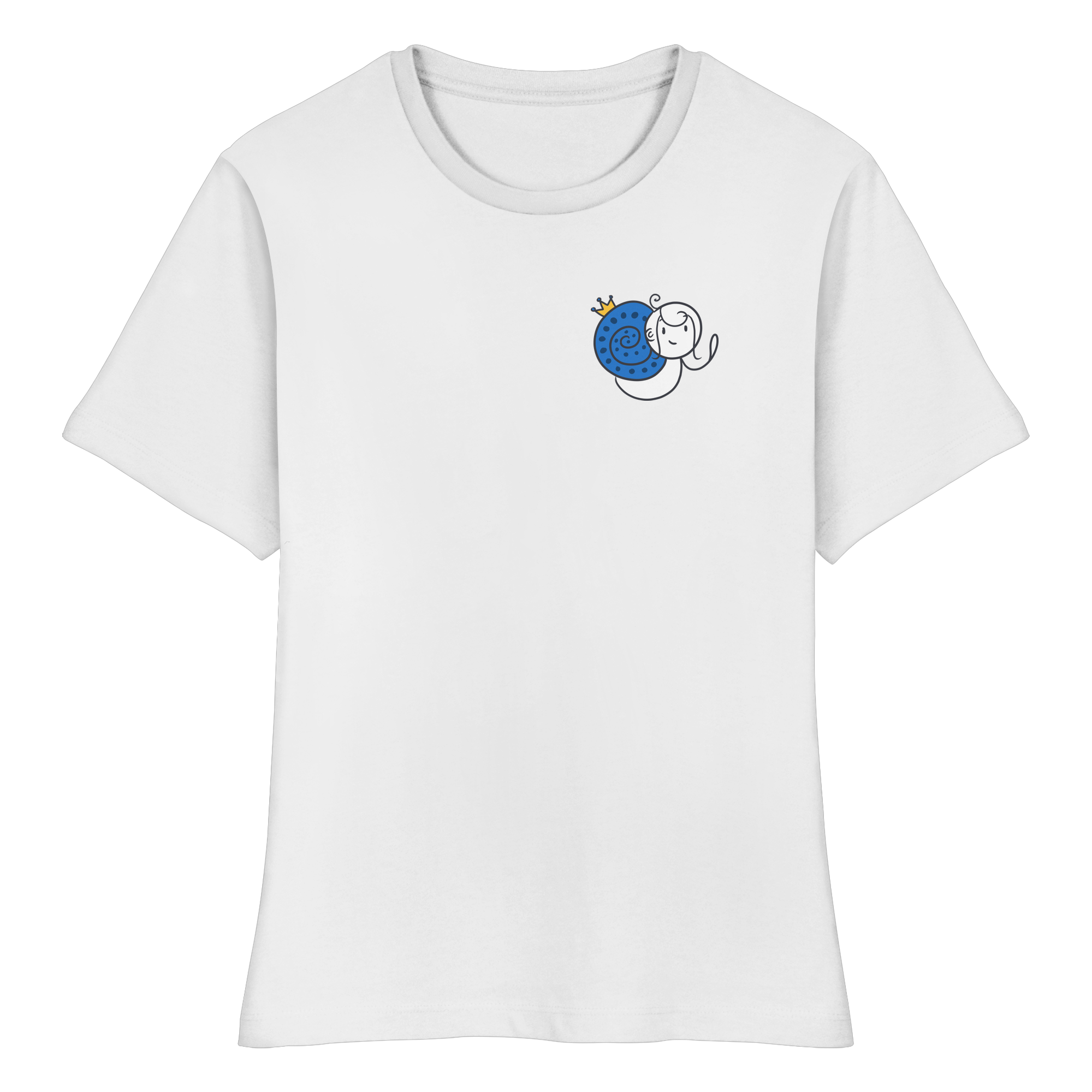 Meine Heilung braucht Zeit "Schwarze Edition" Backprint - Fitted Ladies Organic Shirt