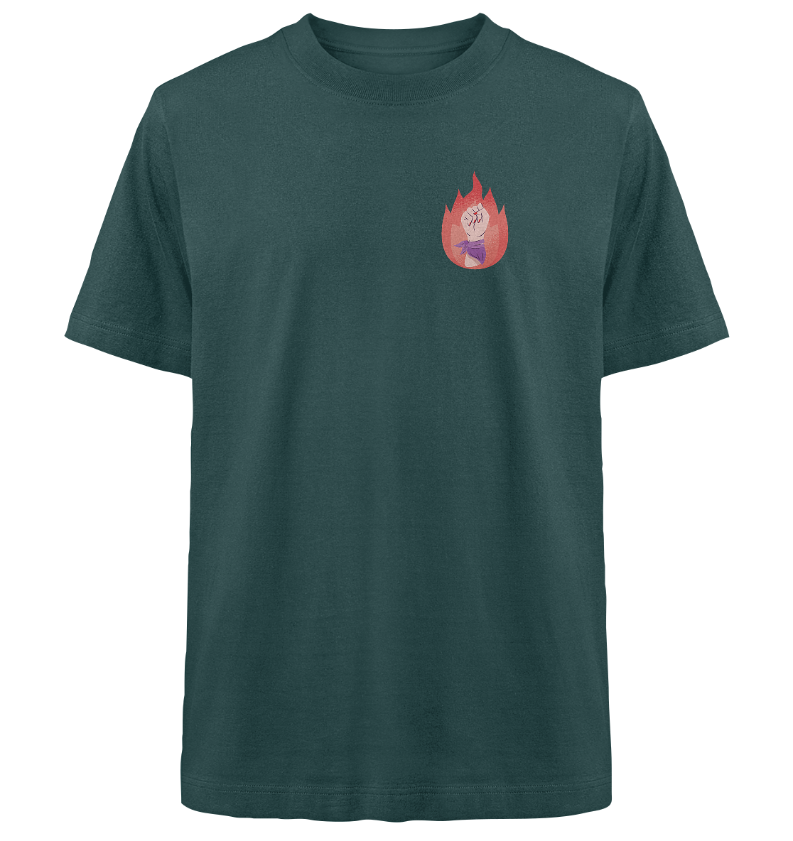 It's a Beautiful Day to Smash the Patriarchy Backprint - Heavy Oversized Organic Shirt