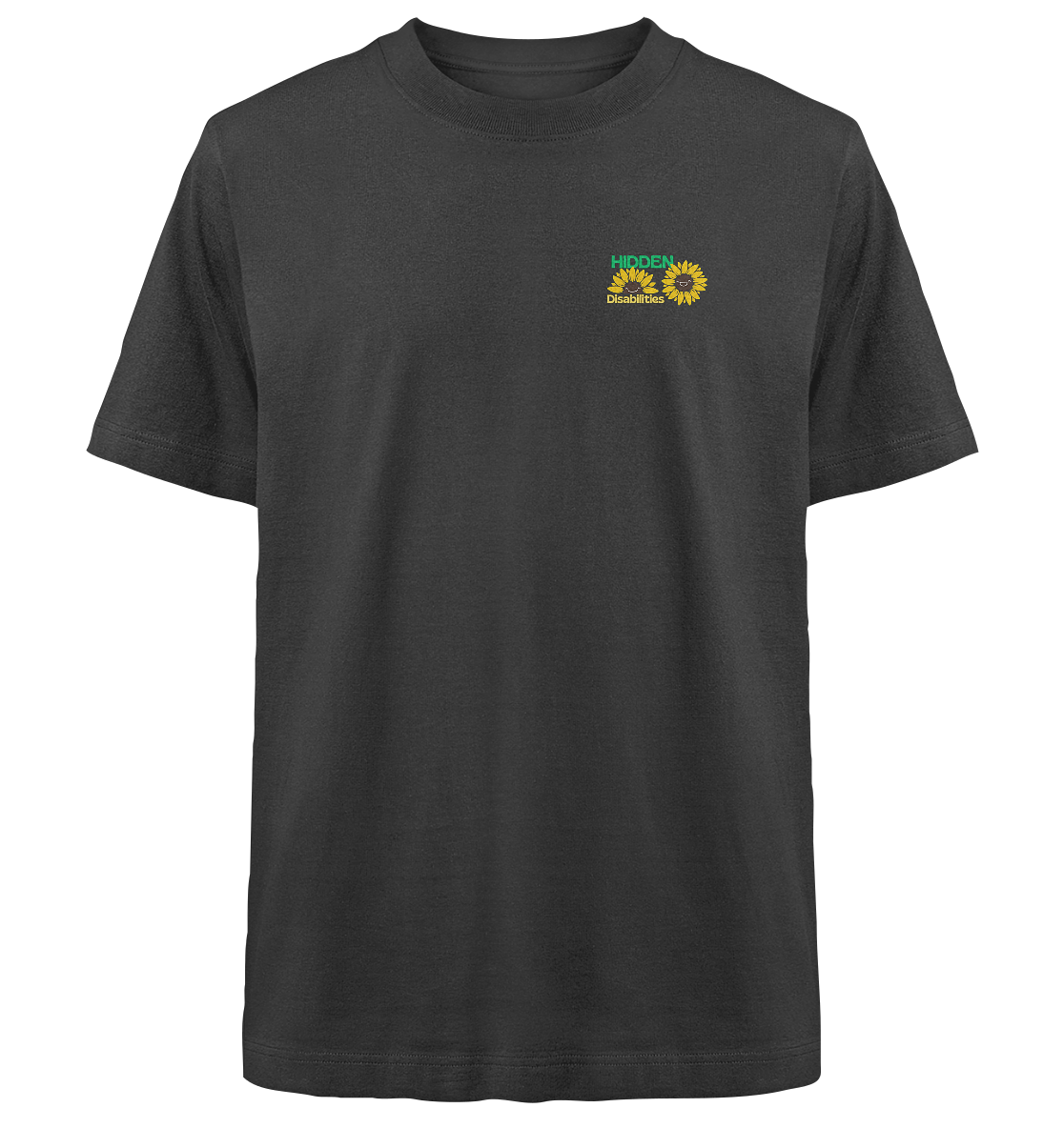 Hidden Disabilities "Sunflower Smile Edition" - Heavy Oversized Organic Shirt