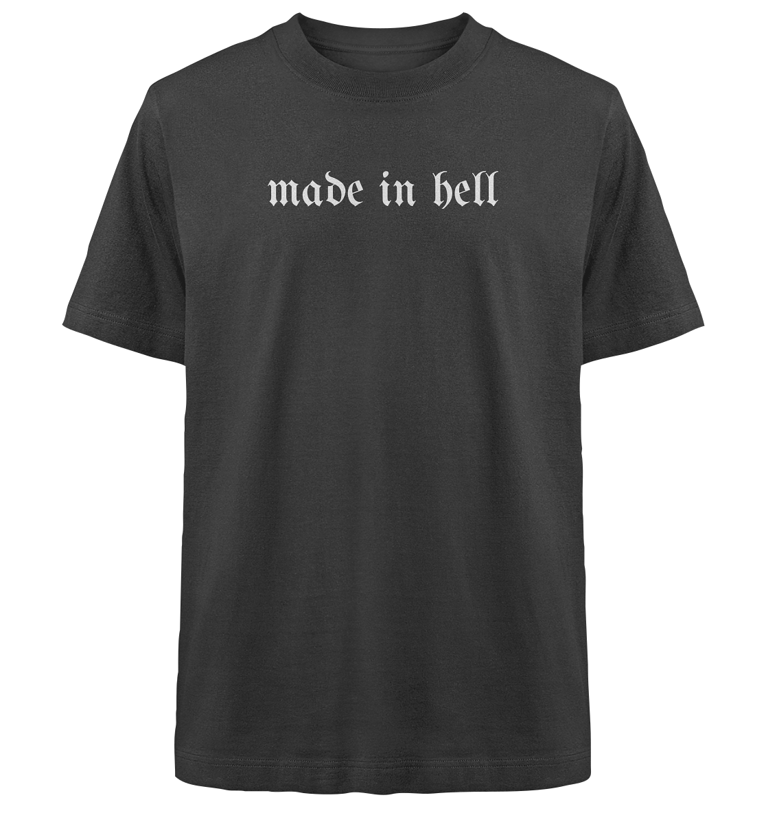 made in hell - Heavy Oversized Organic Shirt