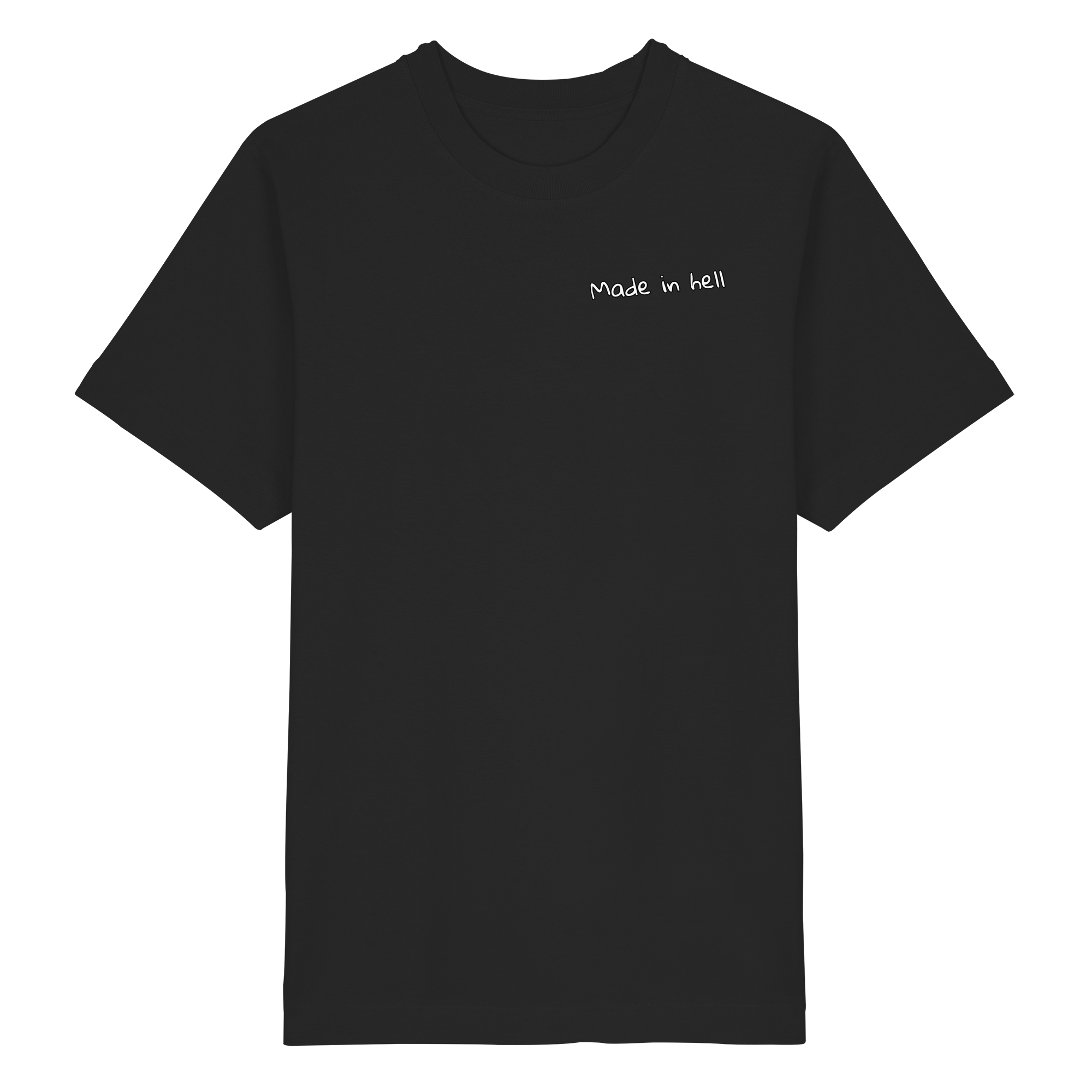 made in hell "Regenbogen Flammen Edition" Backprint - Heavy Oversized Organic Shirt