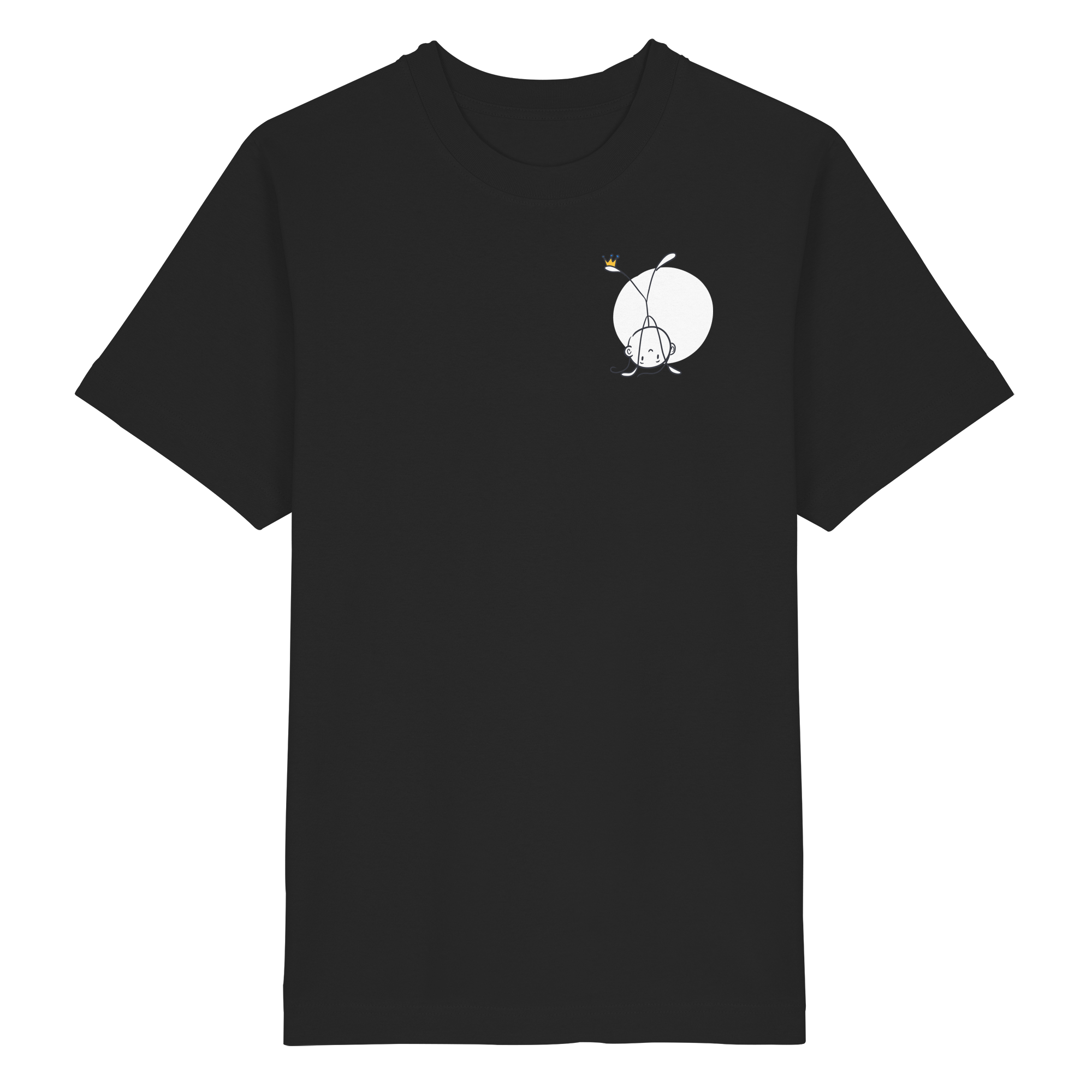 Seelenmännchen "Handstand Edition" Brustprint (dunkel) - Heavy Oversized Organic Shirt