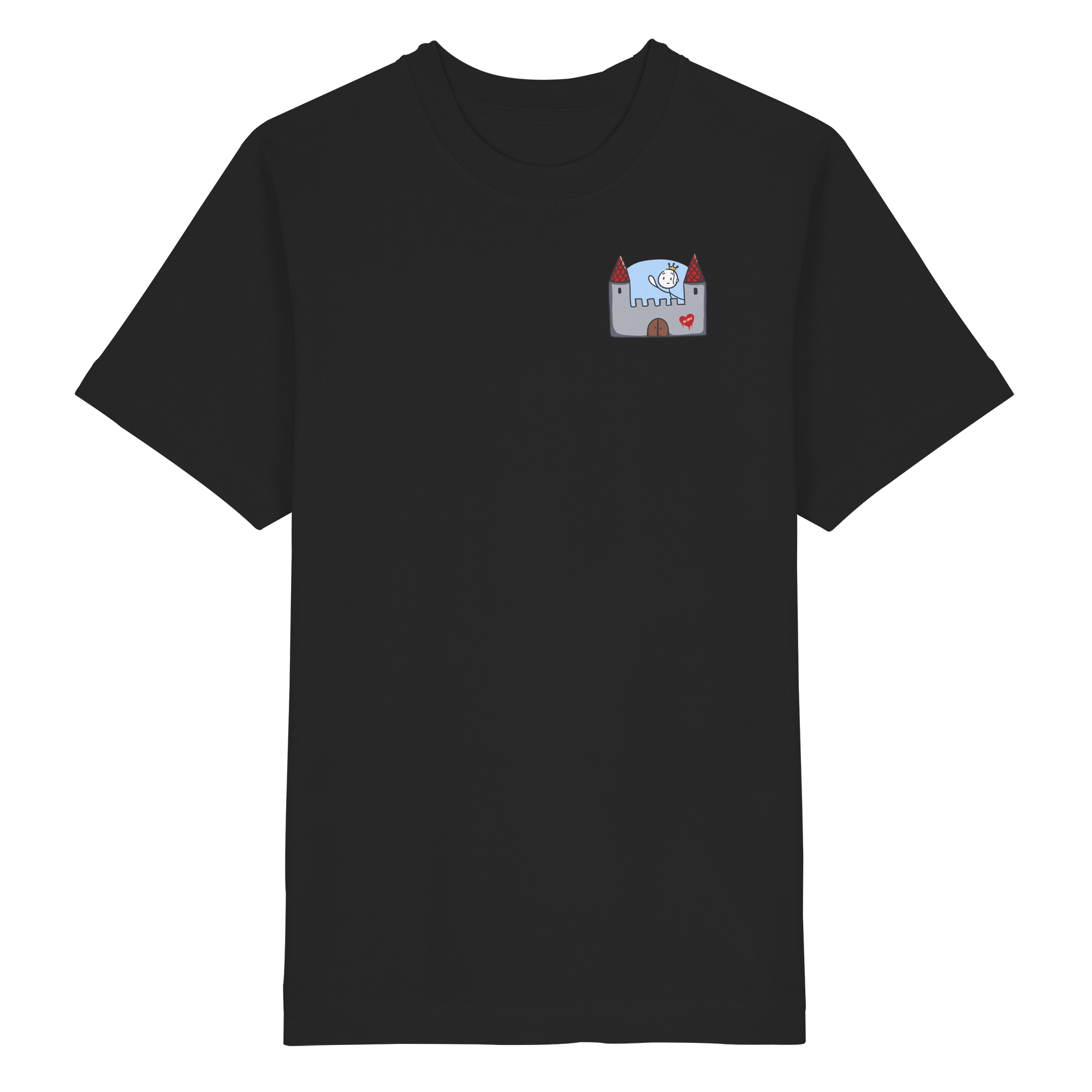 Hier und jetzt bin ich in Sicherheit "Bunte Edition" Backprint - Heavy Oversized Organic Shirt