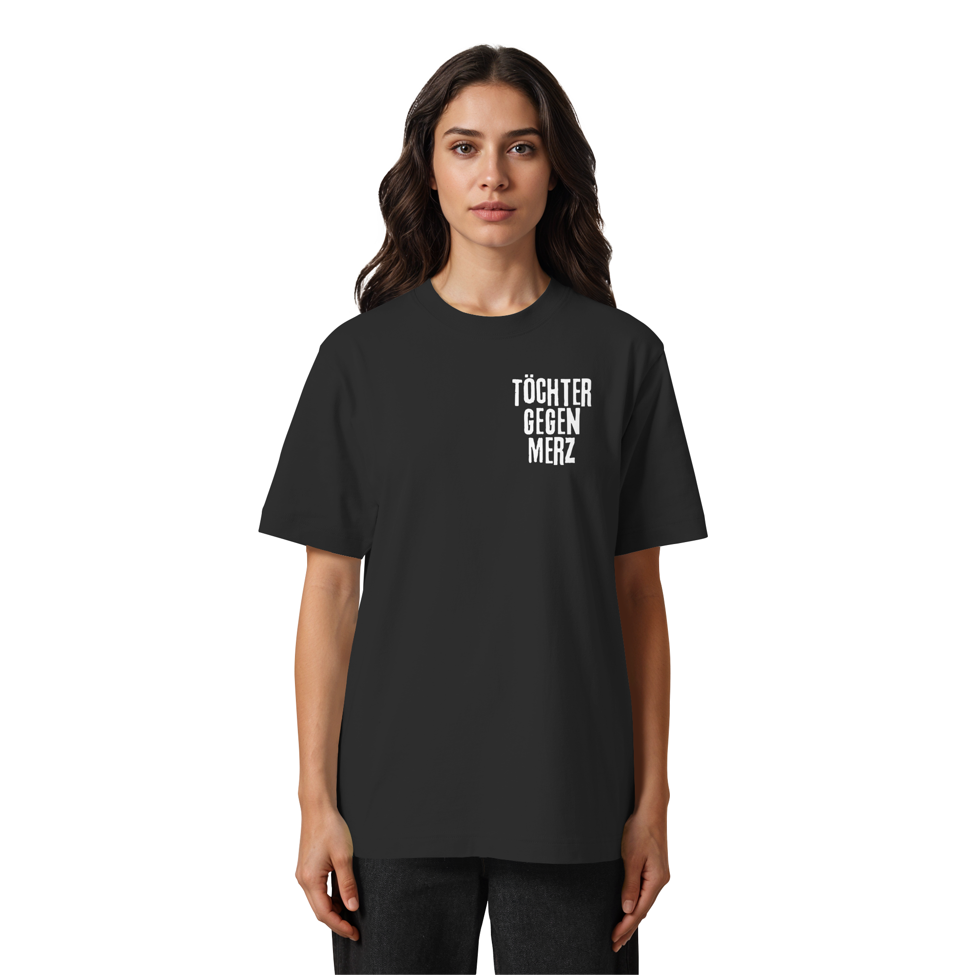 Töchter gegen Merz - Heavy Oversized Organic Shirt