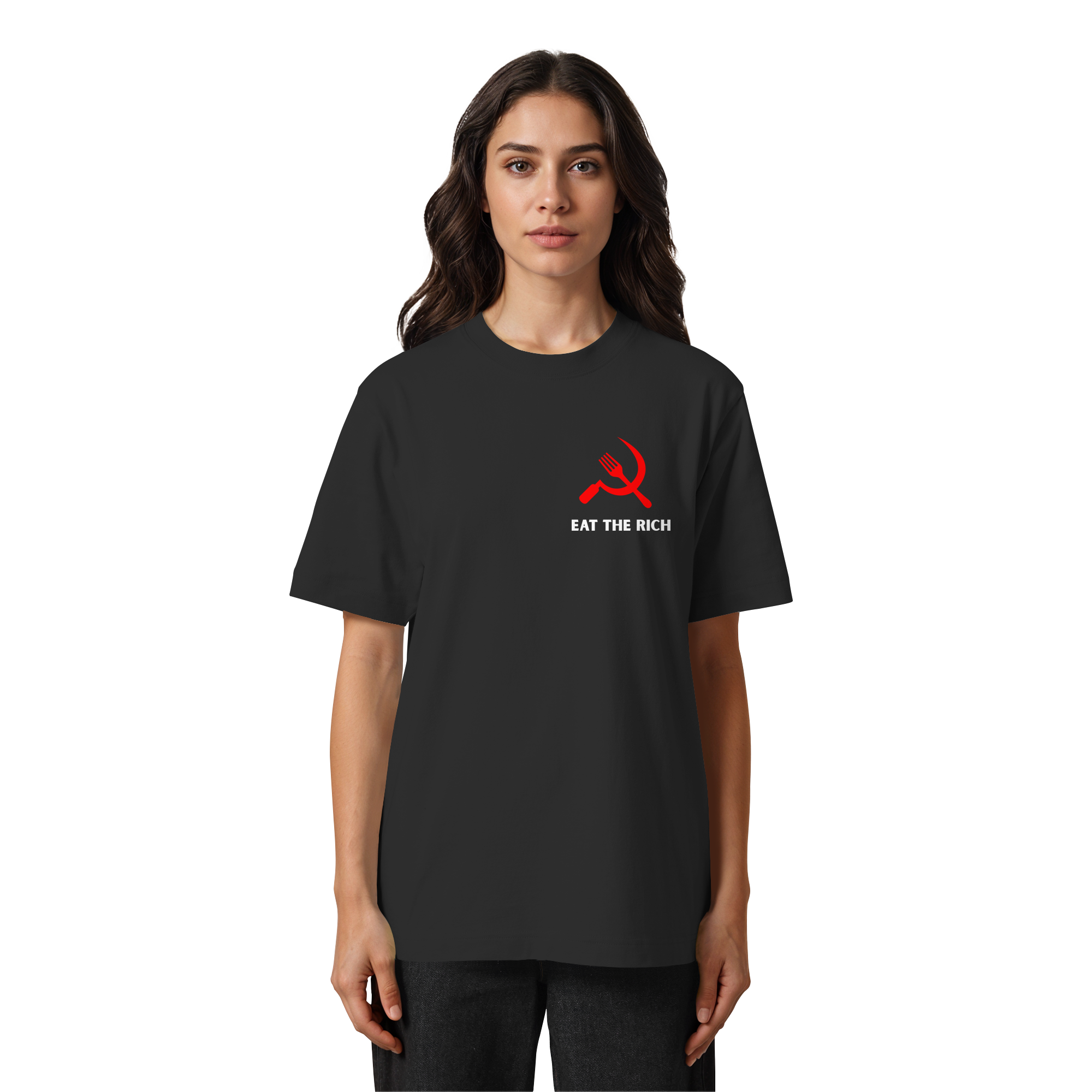 Eat the Rich "Gabel & Sichel Edition" - Heavy Oversized Organic Shirt