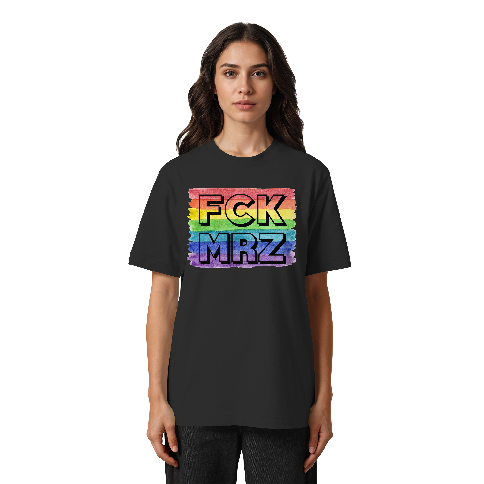 FCK MRZ "Rainbow Resistance Edition" - Heavy Oversized Organic Shirt