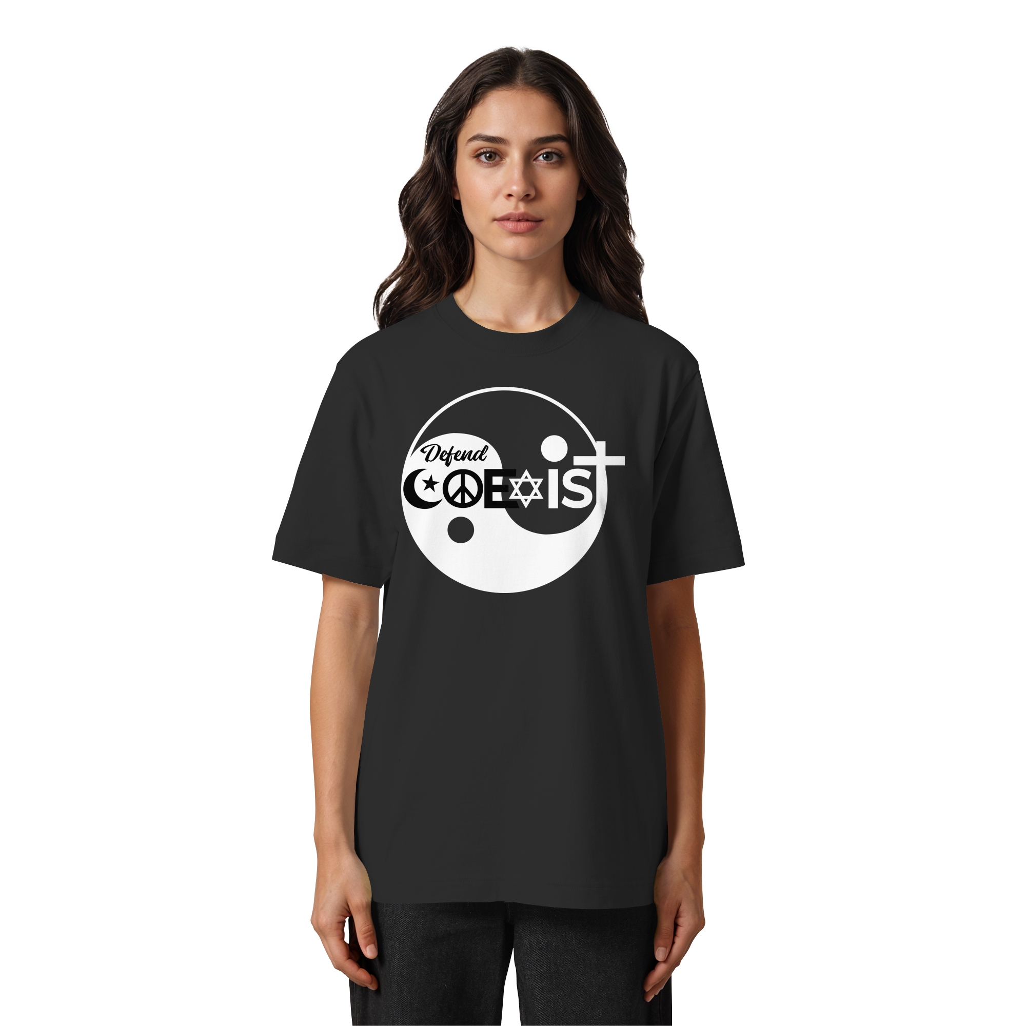 Defend Coexistence - Heavy Oversized Organic Shirt