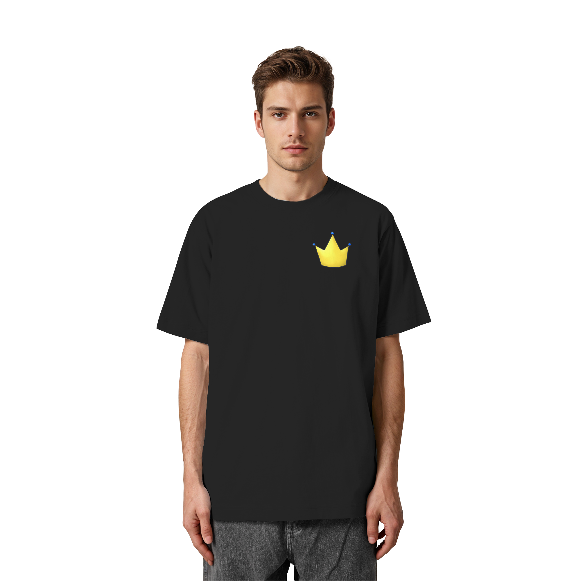 Survivor Queens Logo "Krone Edition" - Heavy Oversized Organic Shirt