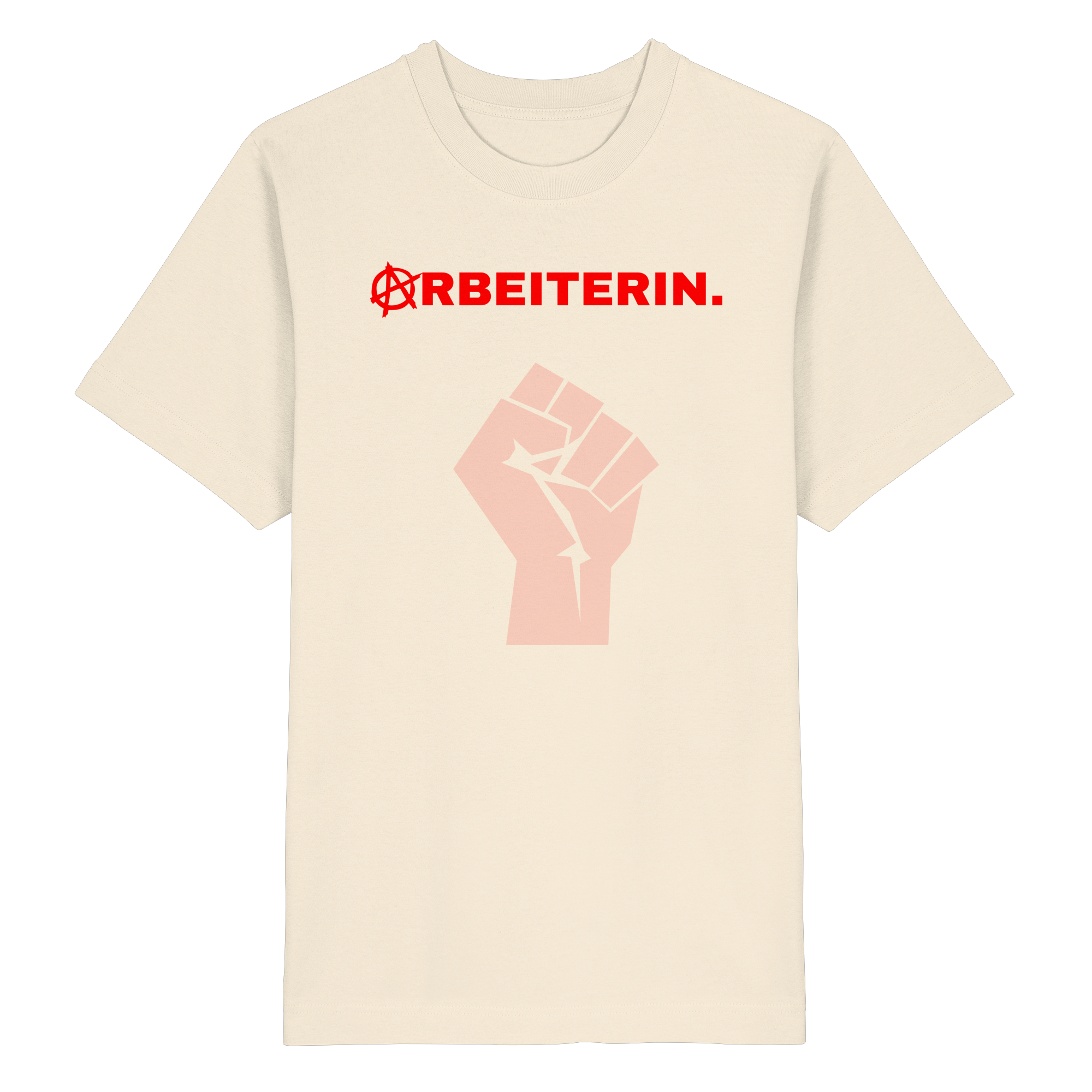 ARBEITERIN. "Solidarisch und Frei Edition" - Heavy Oversized Organic Shirt