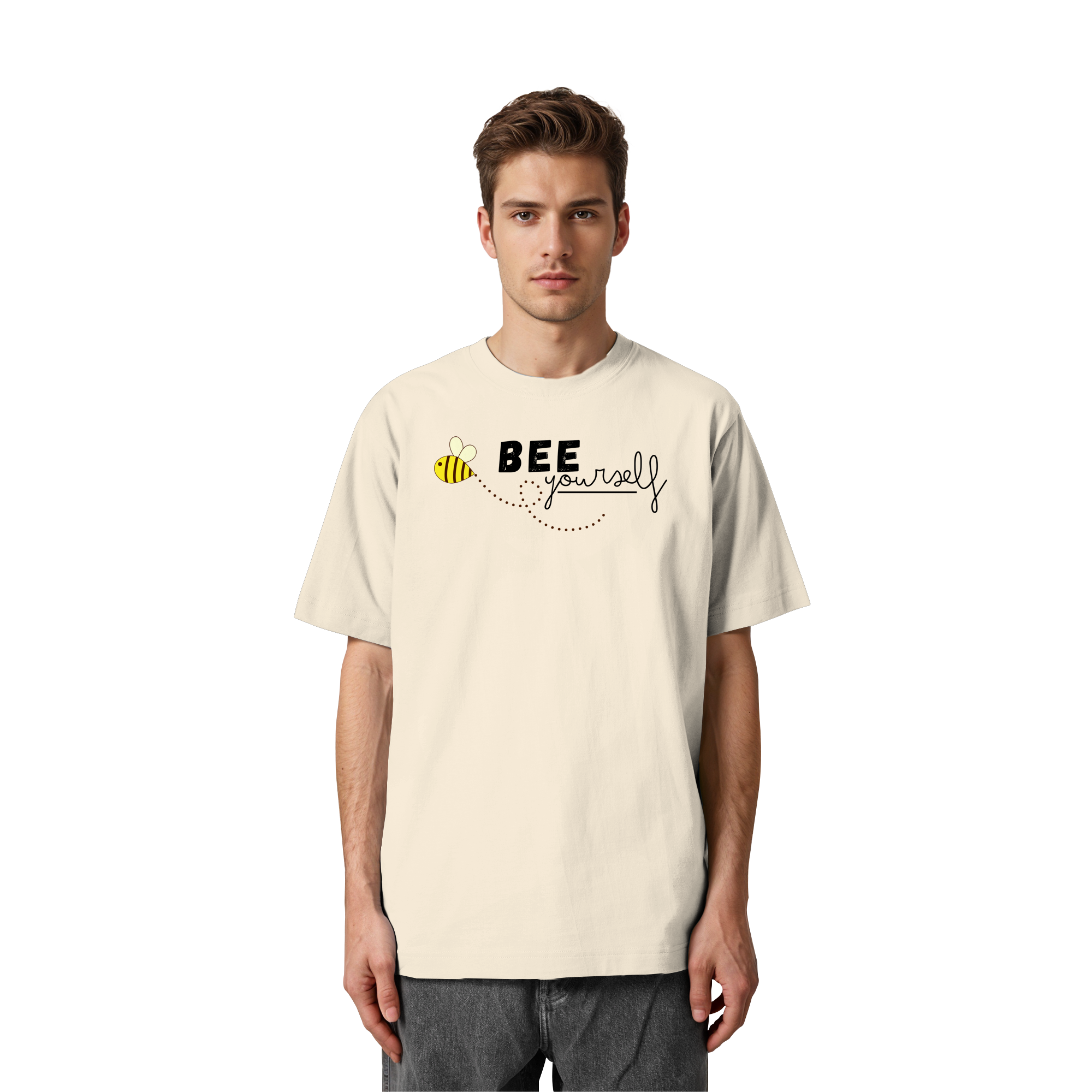 Bee yourself "Léon Edition" - Heavy Oversized Organic Shirt