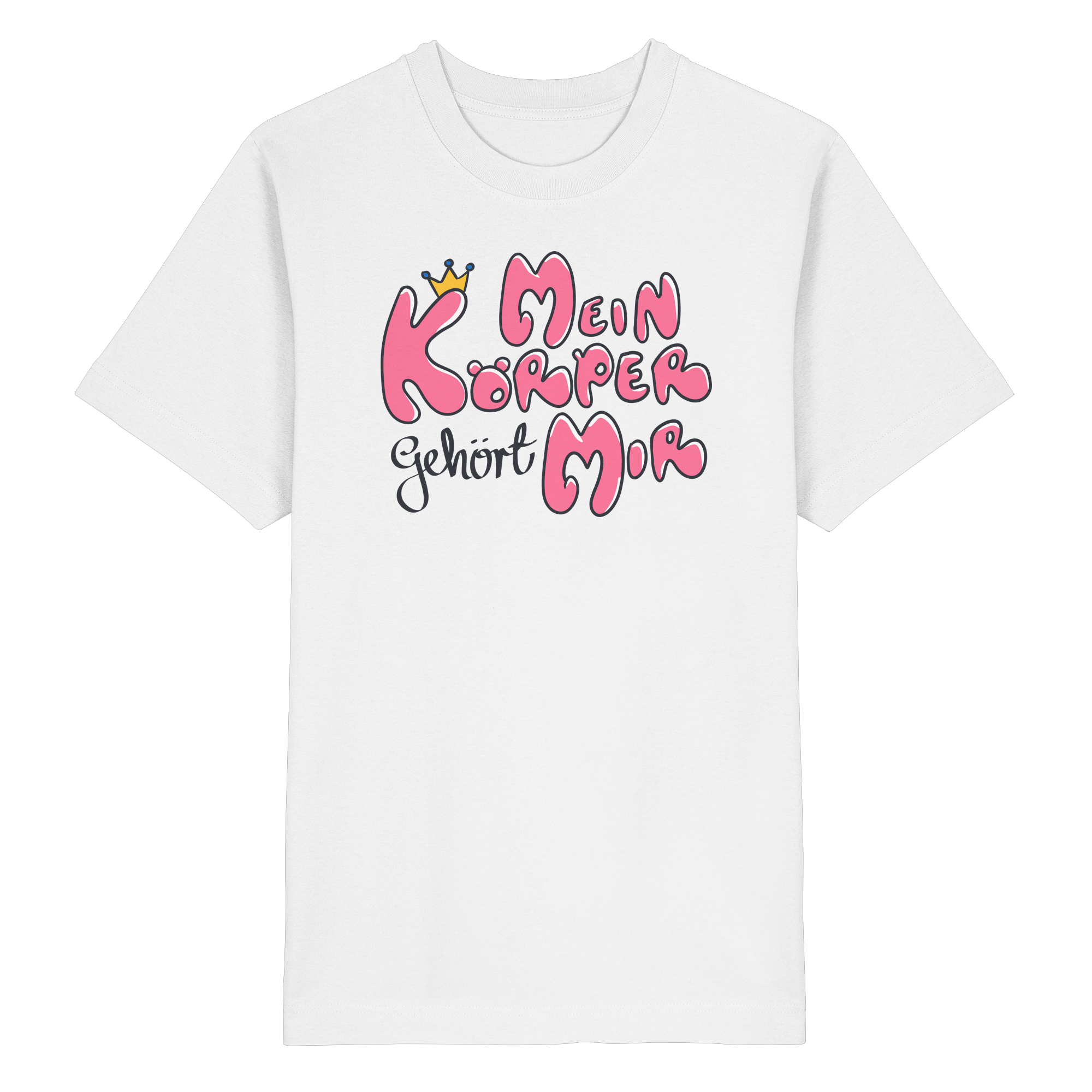 Mein Körper gehört mir "Pinke Edition" - Heavy Oversized Organic Shirt