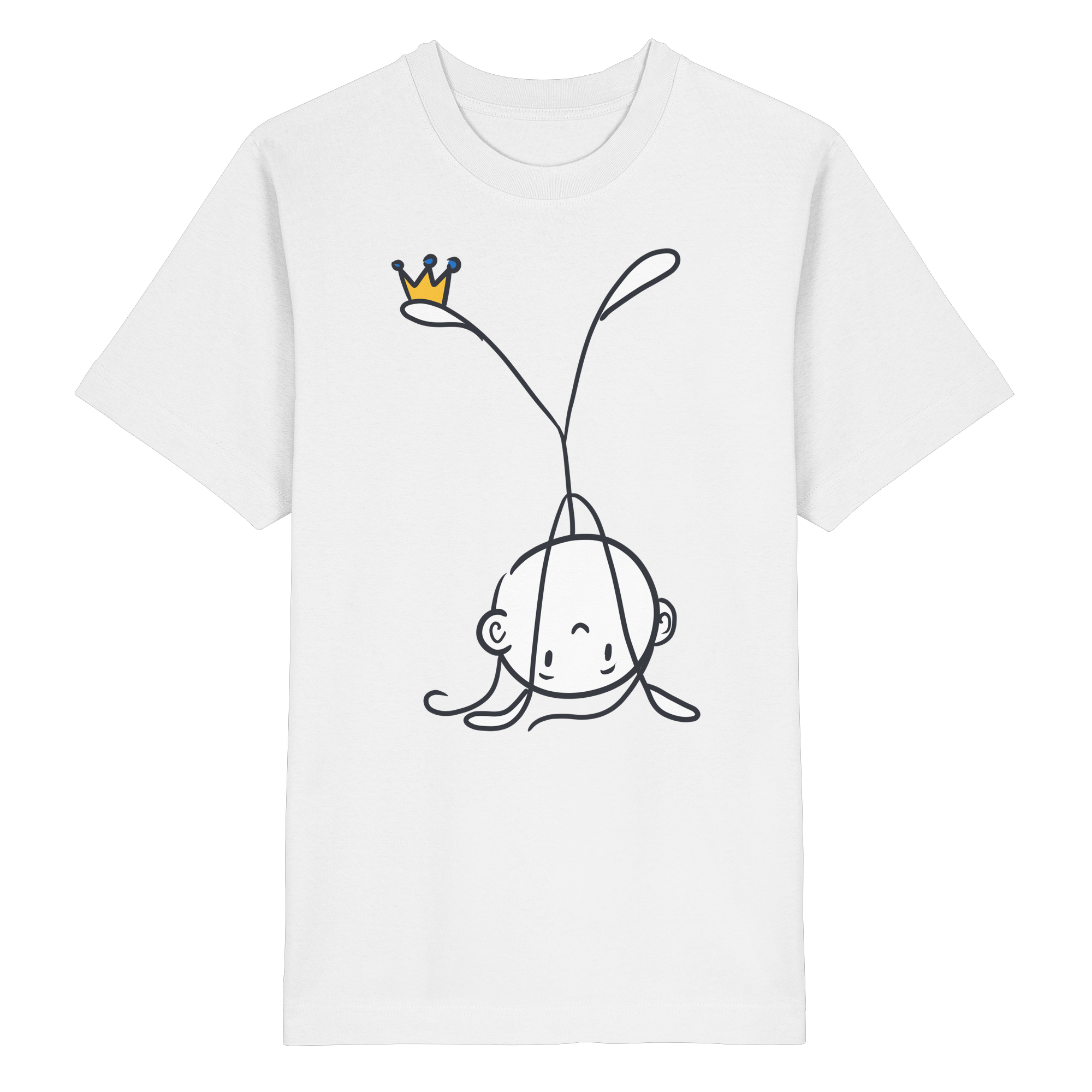 Seelenmännchen "Handstand Edition" Frontprint (hell) - Heavy Oversized Organic Shirt