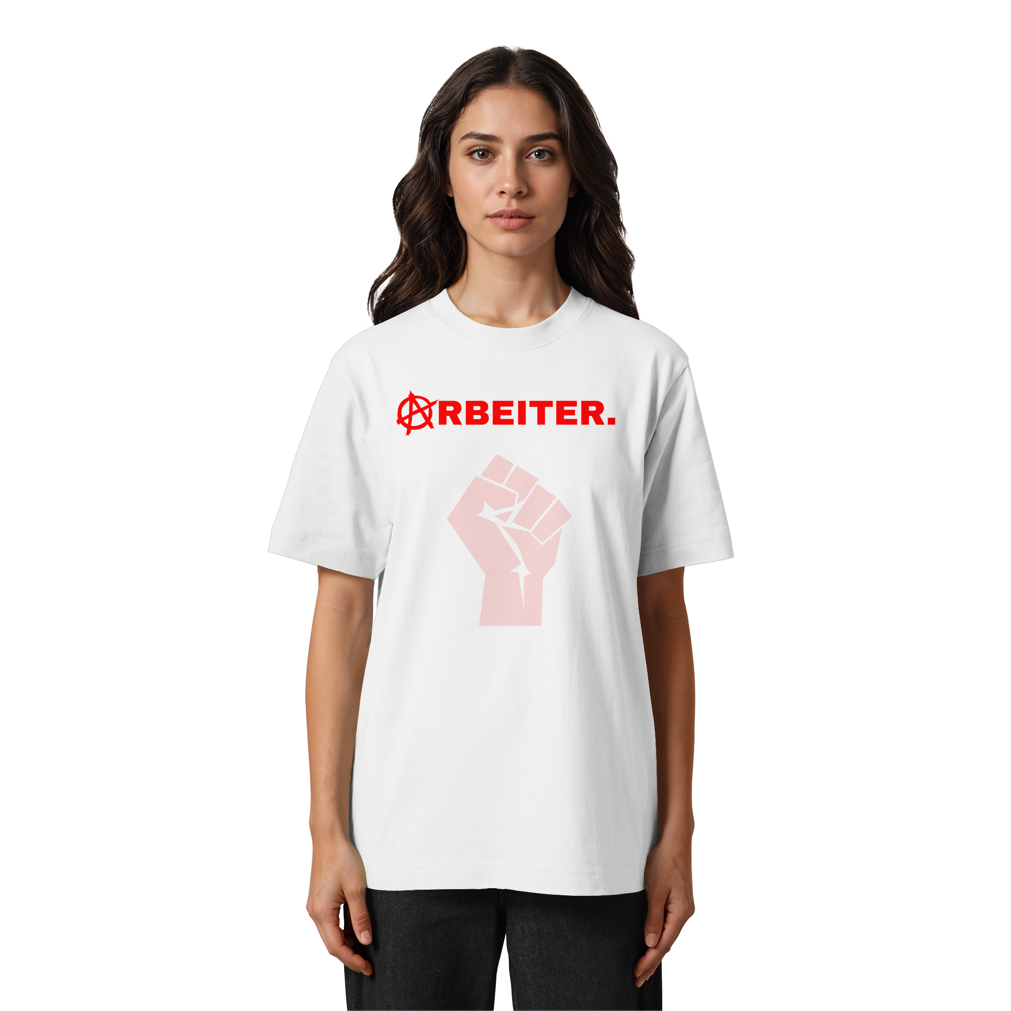 ARBEITER. "Solidarisch und Frei Edition" - Heavy Oversized Organic Shirt