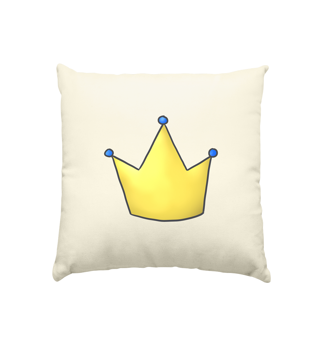 Survivor Queens Logo "Krone Edition" - Kissen natur 40x40cm