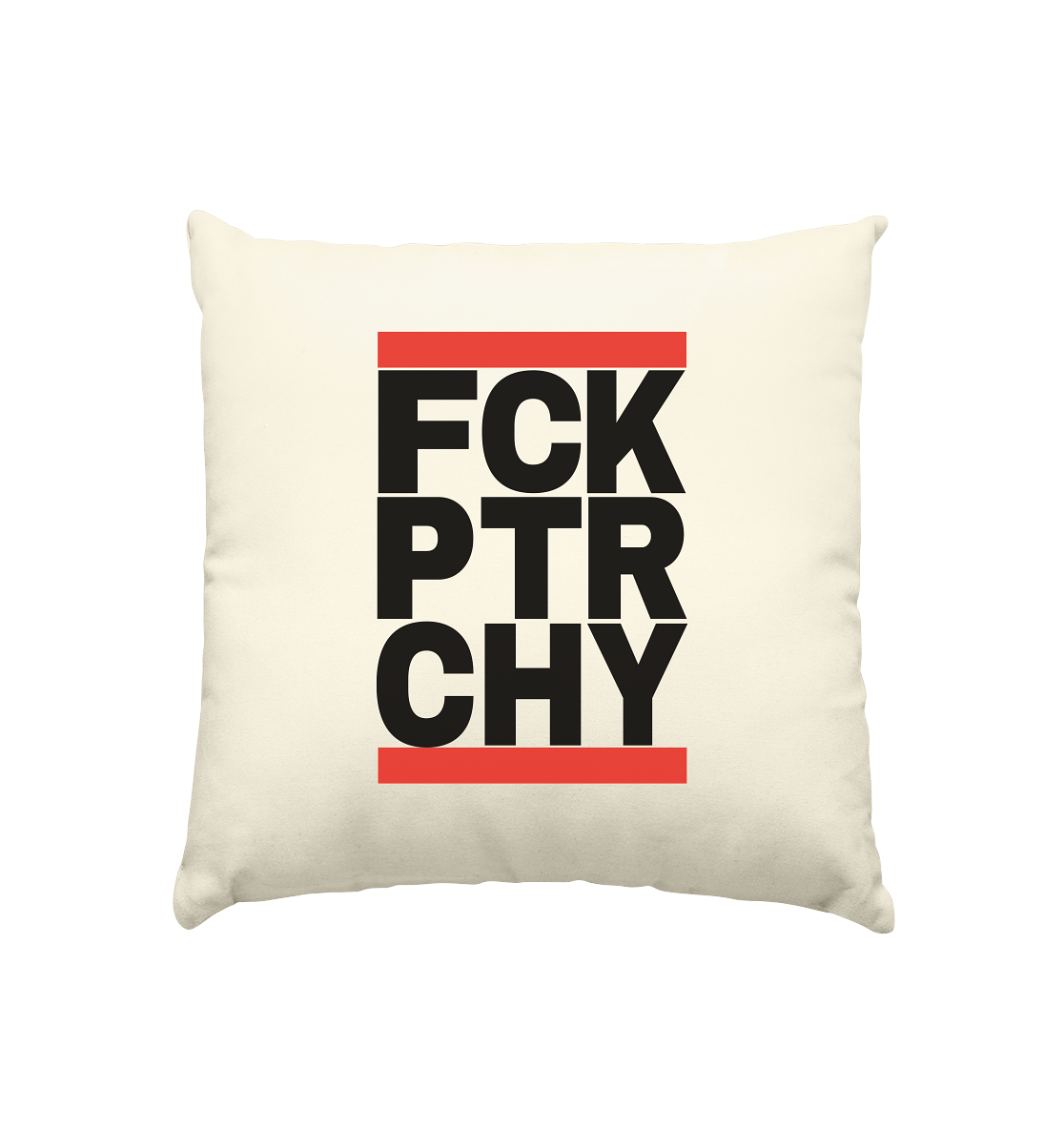 FCK PTRCHY - Kissen natur 40x40cm