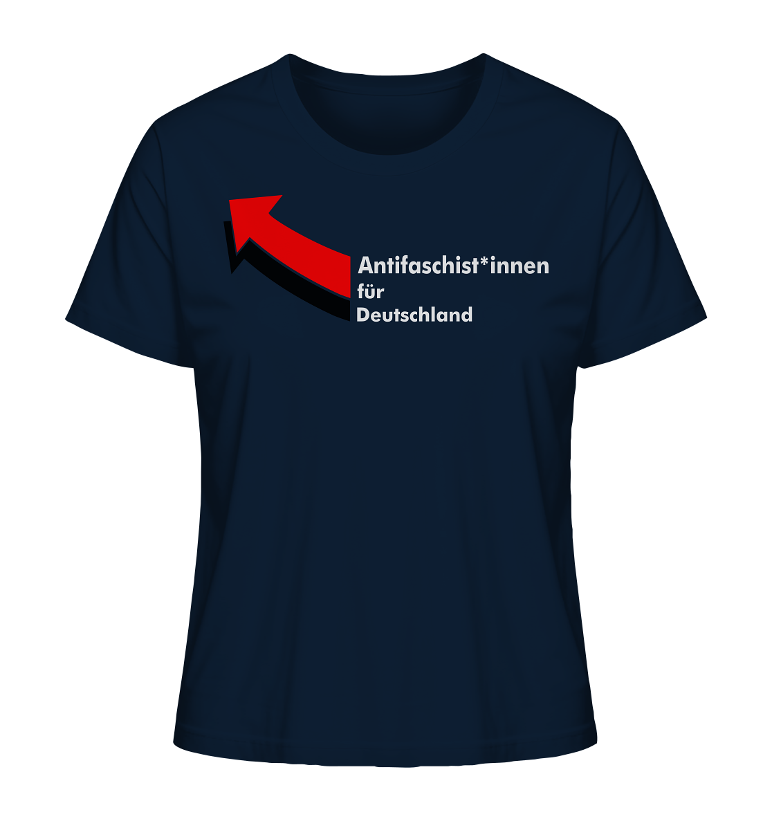Antifaschist*innen für Deutschland (weiße Schrift) "Frauen" Stanley/Stella T-Shirt