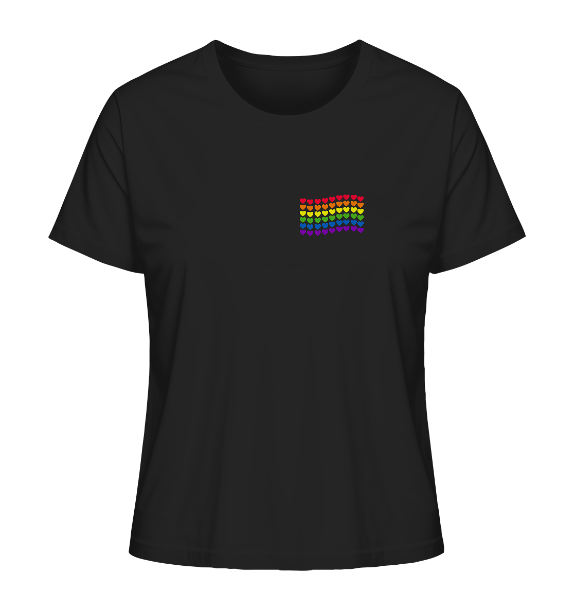 Herzenflagge - Ladies Organic Shirt