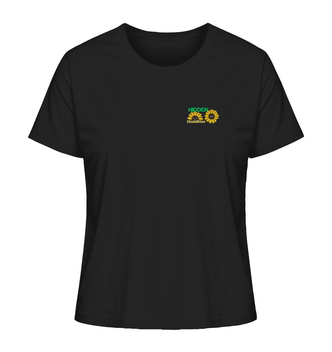 Hidden Disabilities "Sunflower Smile Edition" - Ladies Organic Shirt
