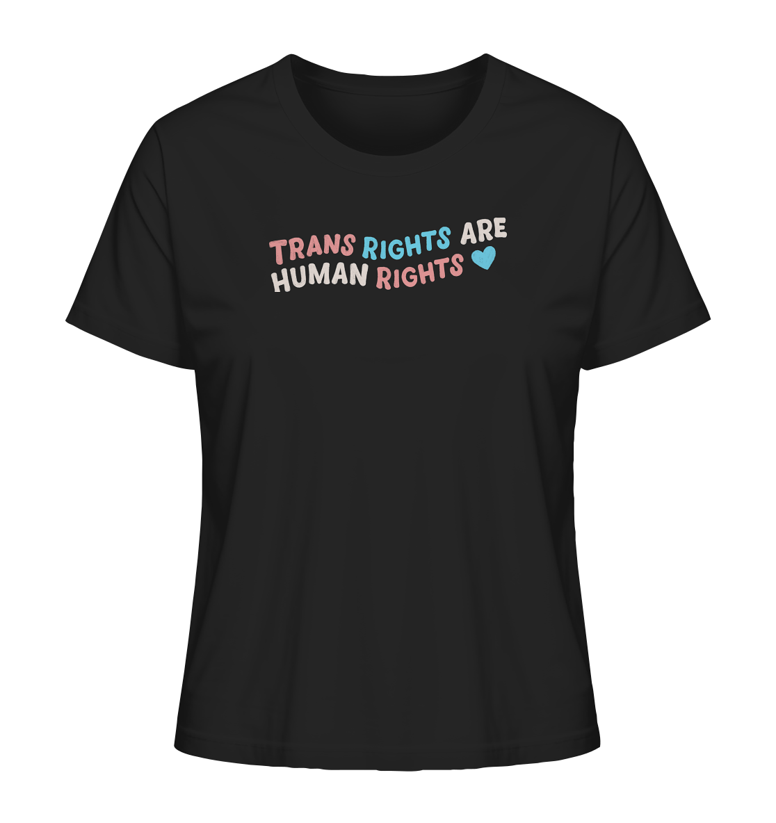 Trans Rights are Human Rights "Pastel Power Edition" - Ladies Organic Shirt